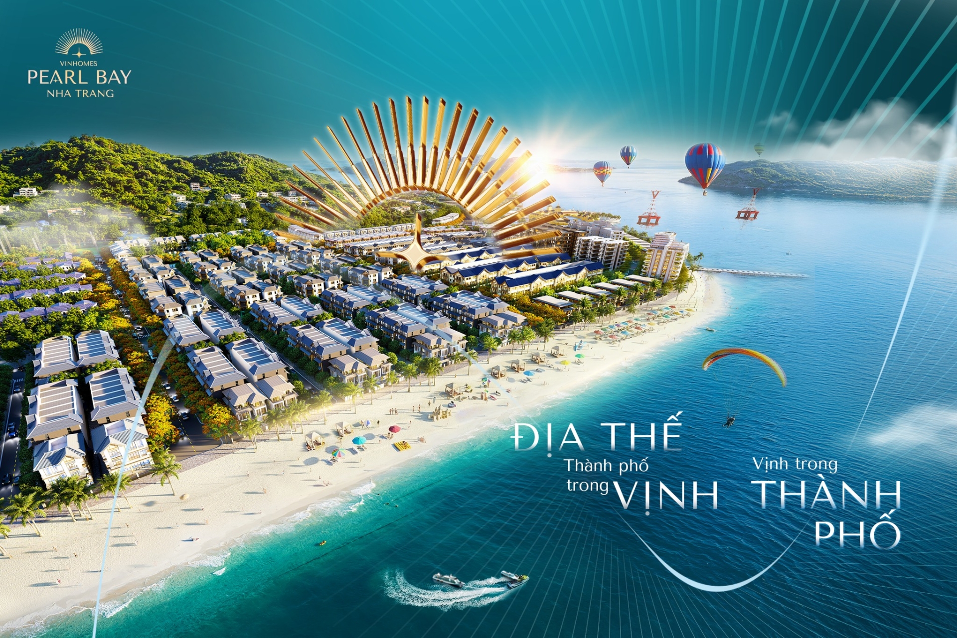 [Bất Động Sản 68 - batdongsan68.vn] Vinhomes Pearl Bay Nha Trang sở hữu vị tr&iacute; đắc địa khi vừa nằm trọn trong l&ograve;ng vịnh Nha Trang, vừa kết nối trực tiếp đường Trần Ph&uacute; - nơi kh&ocirc;ng gian biển v&agrave; nhịp sống đ&ocirc; thị c&ugrave;ng hiện diện trong một tọa độ. Vinhomes Pearl Bay được định vị như một điểm đến trung t&acirc;m mới, nơi địa thế ven vịnh trở th&agrave;nh nền tảng để gia tăng gi&aacute; trị sử dụng v&agrave; gi&aacute; trị sở hữu theo thời gian.