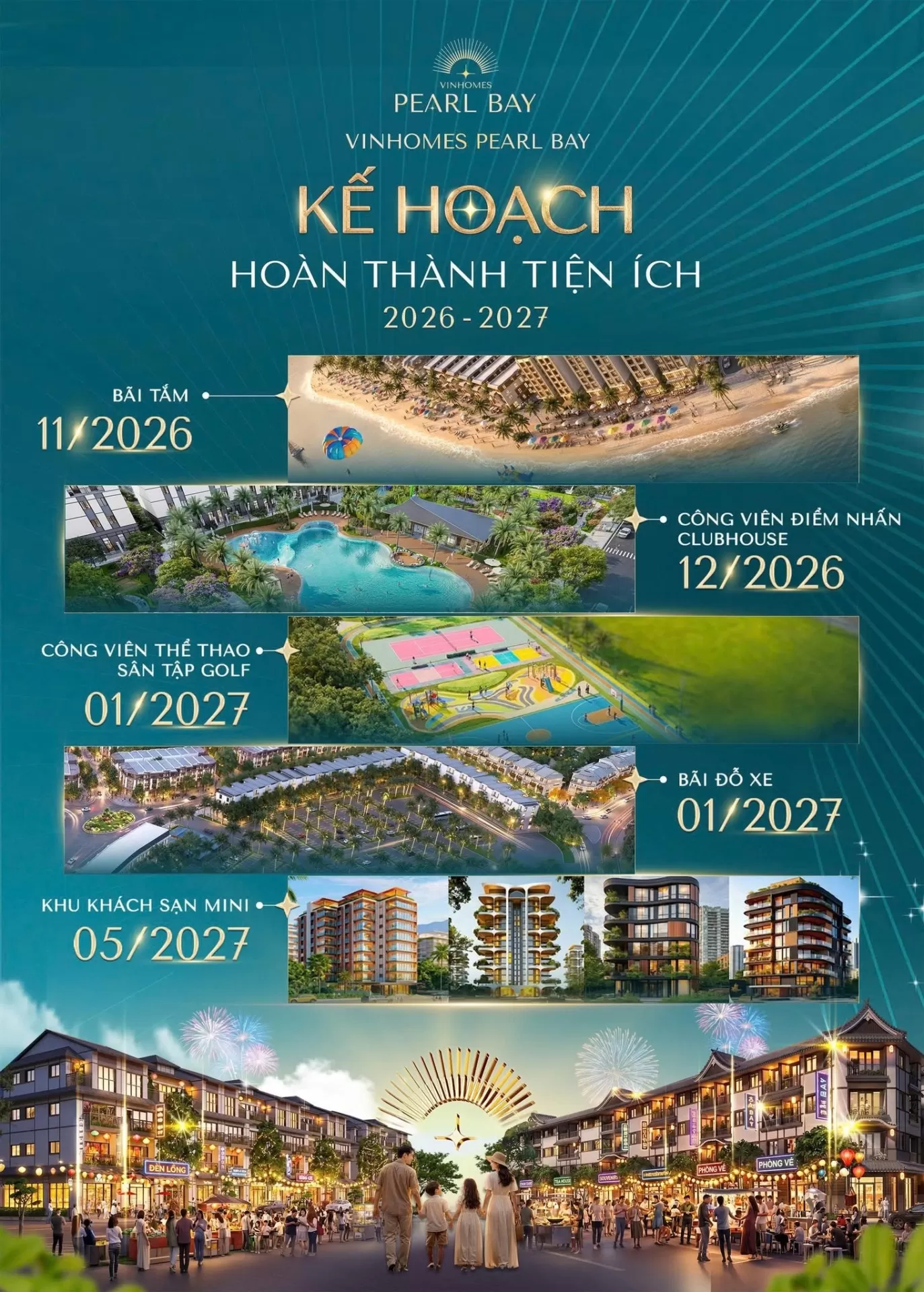 Vinhomes Pearl Bay - Từng bước hoàn thiện tiện ích, sẵn sàng đón nhịp sống mới