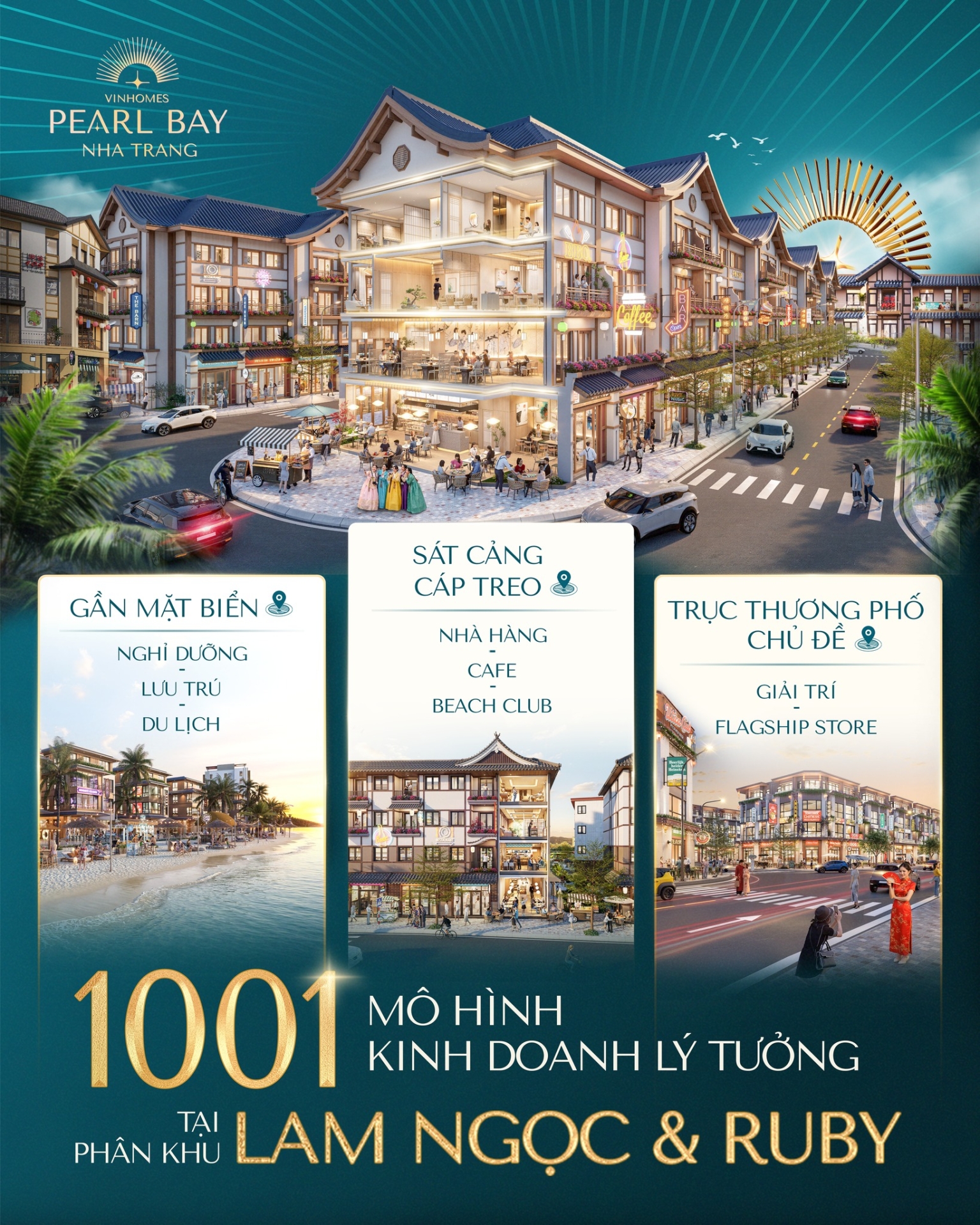 1001 mô hình kinh doanh lý tưởng tại phân khu Lam Ngọc & Ruby
