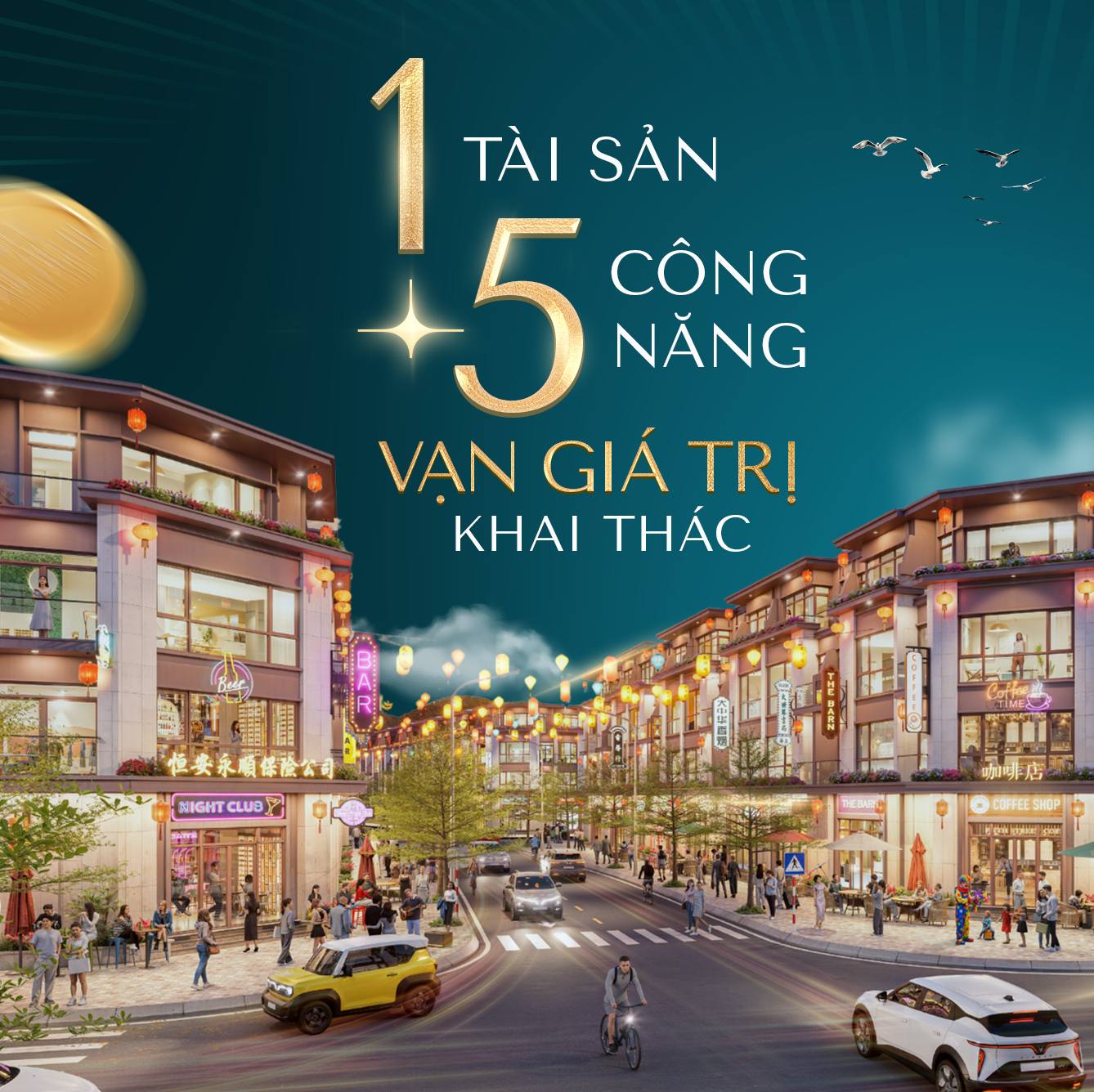 1 tài sản - 5 công năng - Vạn giá trị khai thác