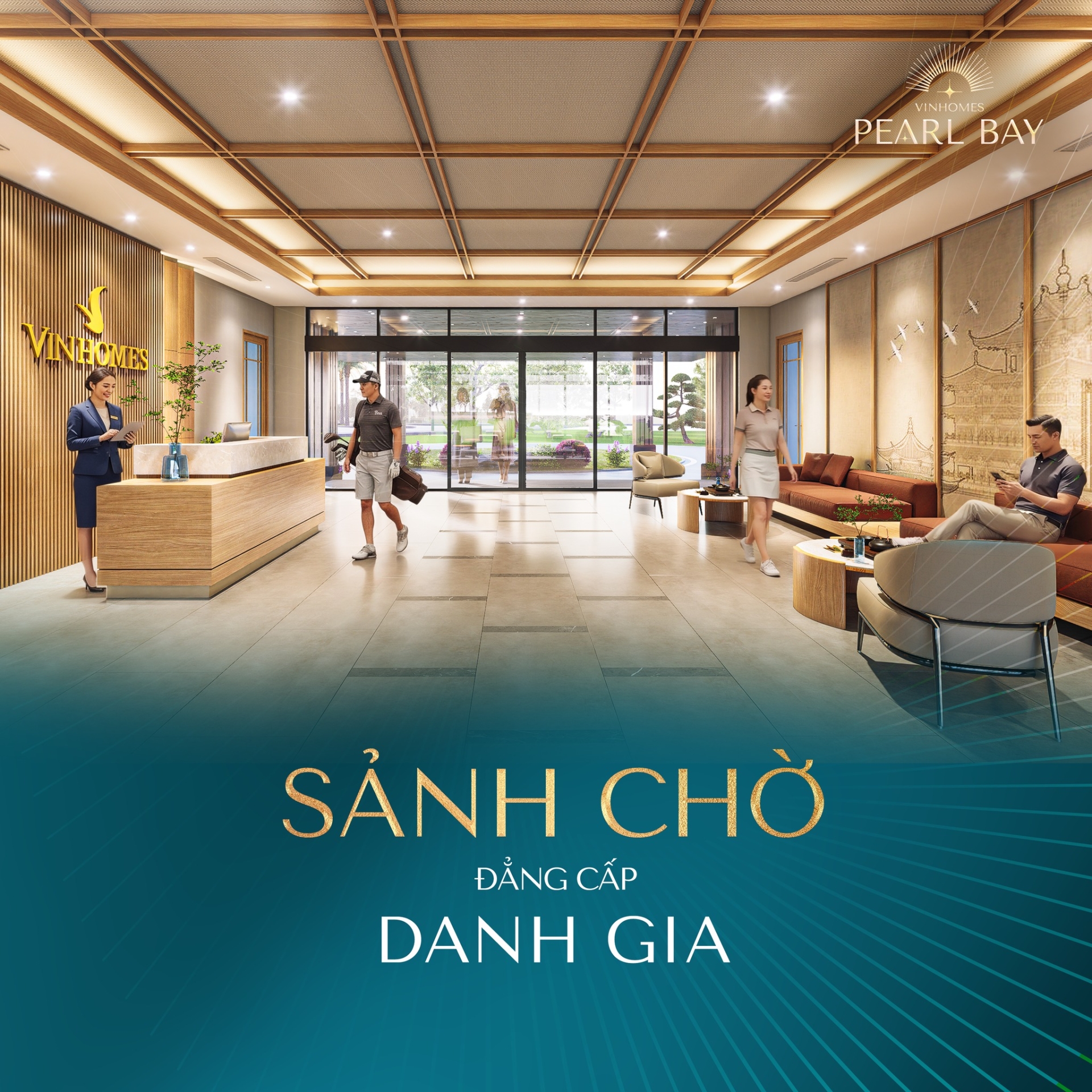 Sân tập golf 2 tầng - Đặc quyền VIP cho cư dân Vinhomes Pearl Bay