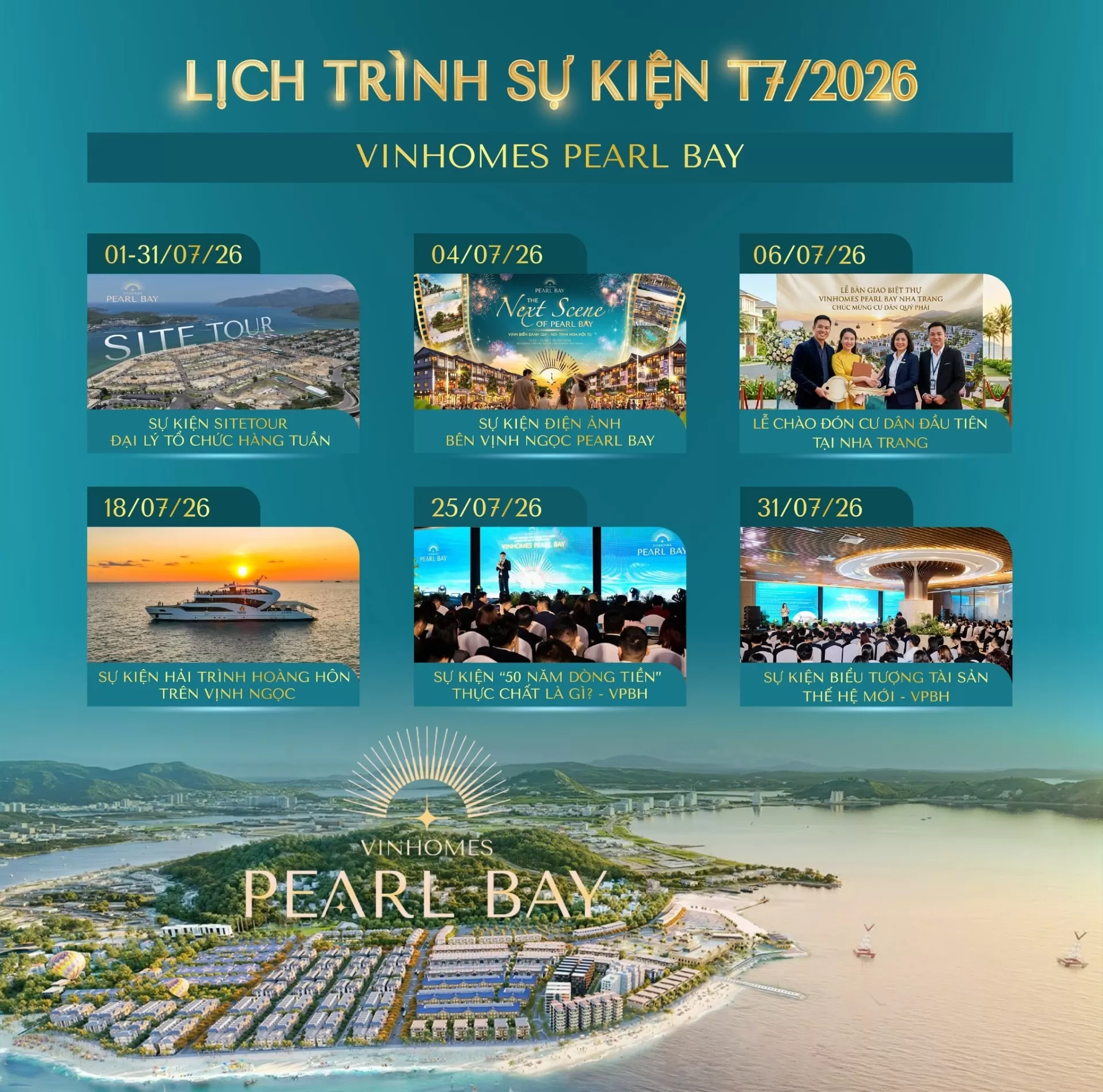 Bùng nổ tháng 7 cùng chuỗi sự kiện đẳng cấp tại Vinhomes Pearl Bay