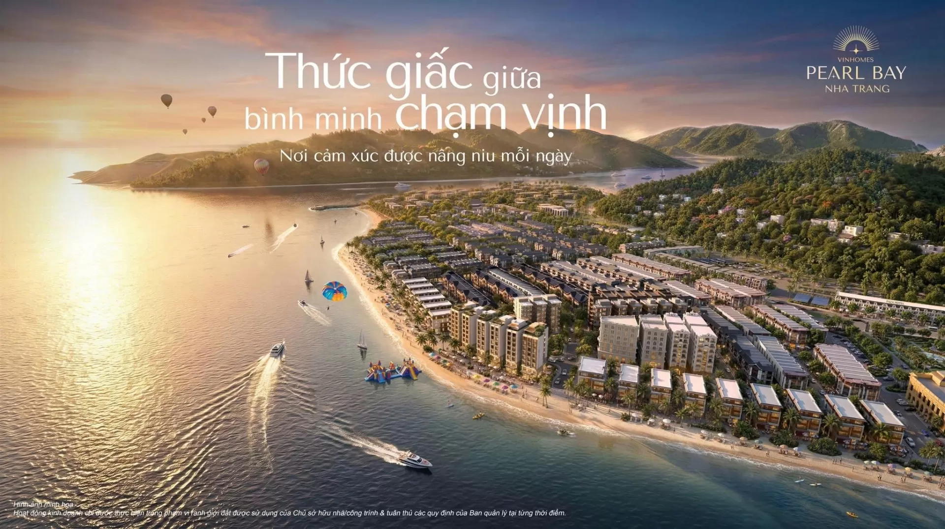 Thức giấc giữa bình minh chạm vịnh