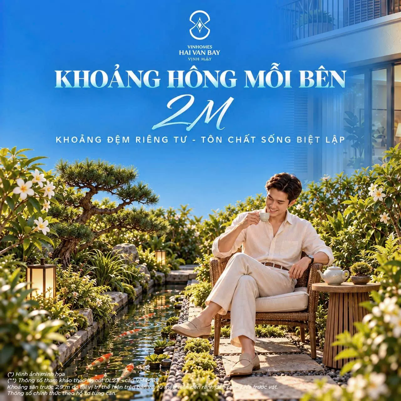 Dinh thự Đơn lập Vịnh Mây | Khoáng đạt quanh nhà, riêng tư chất sống