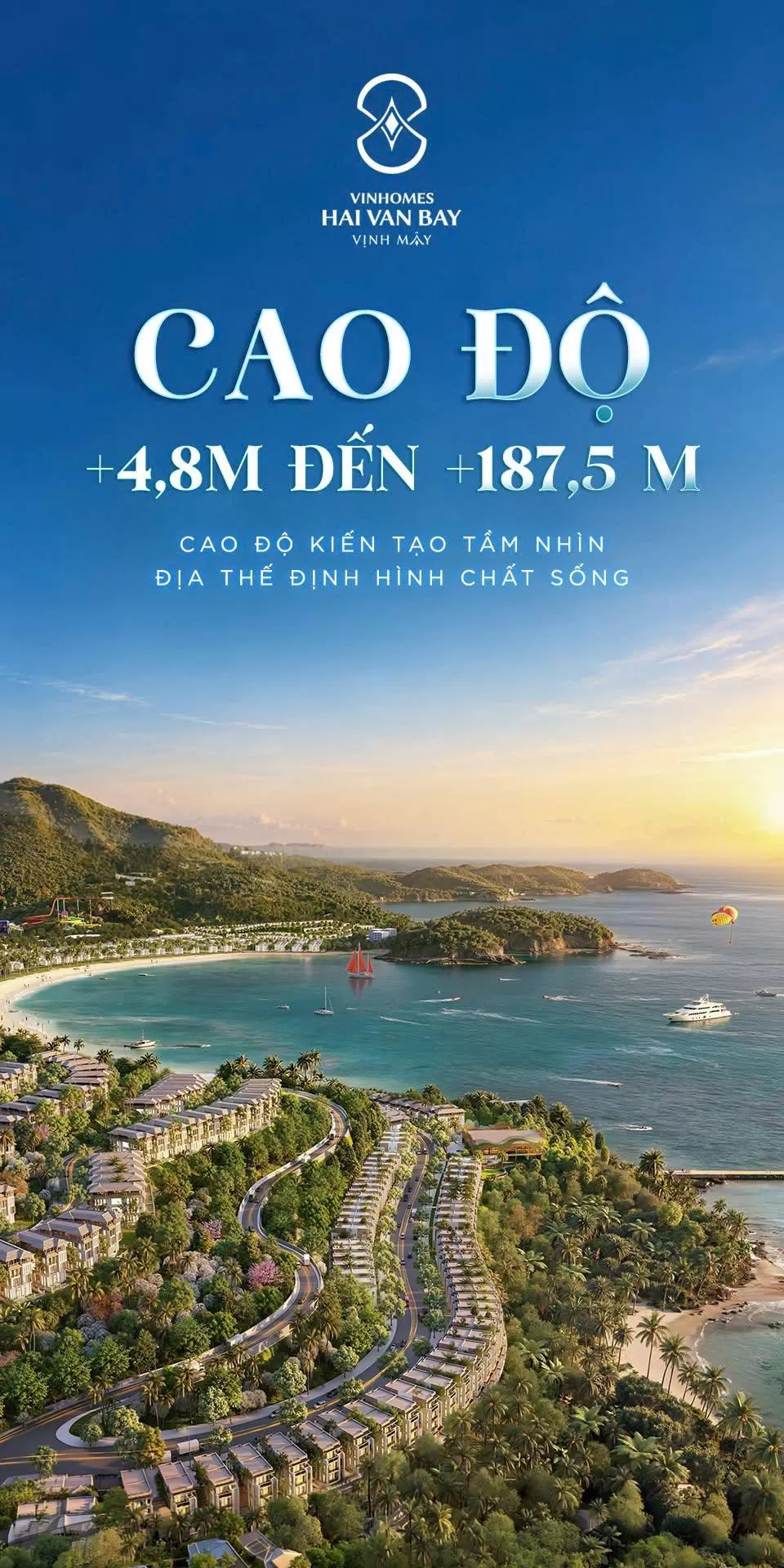 Vịnh Mây - Cao độ kiến tạo tầm nhìn, địa thế định hình chất sống