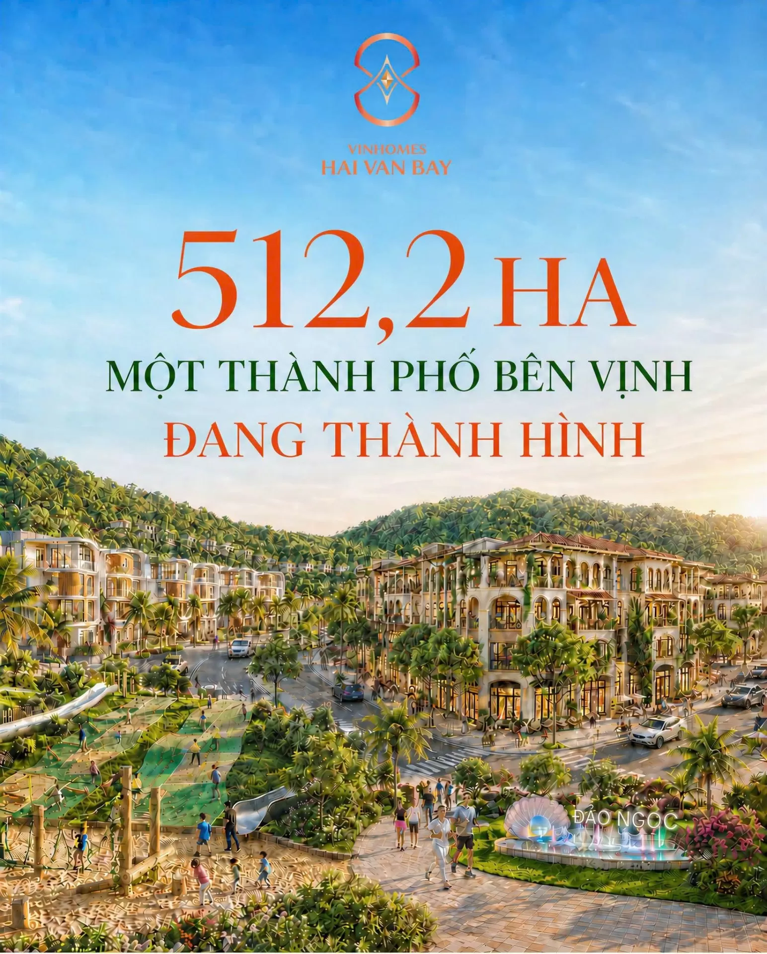 512,2 ha - Một Thành phố bên Vịnh đang dần hình thành