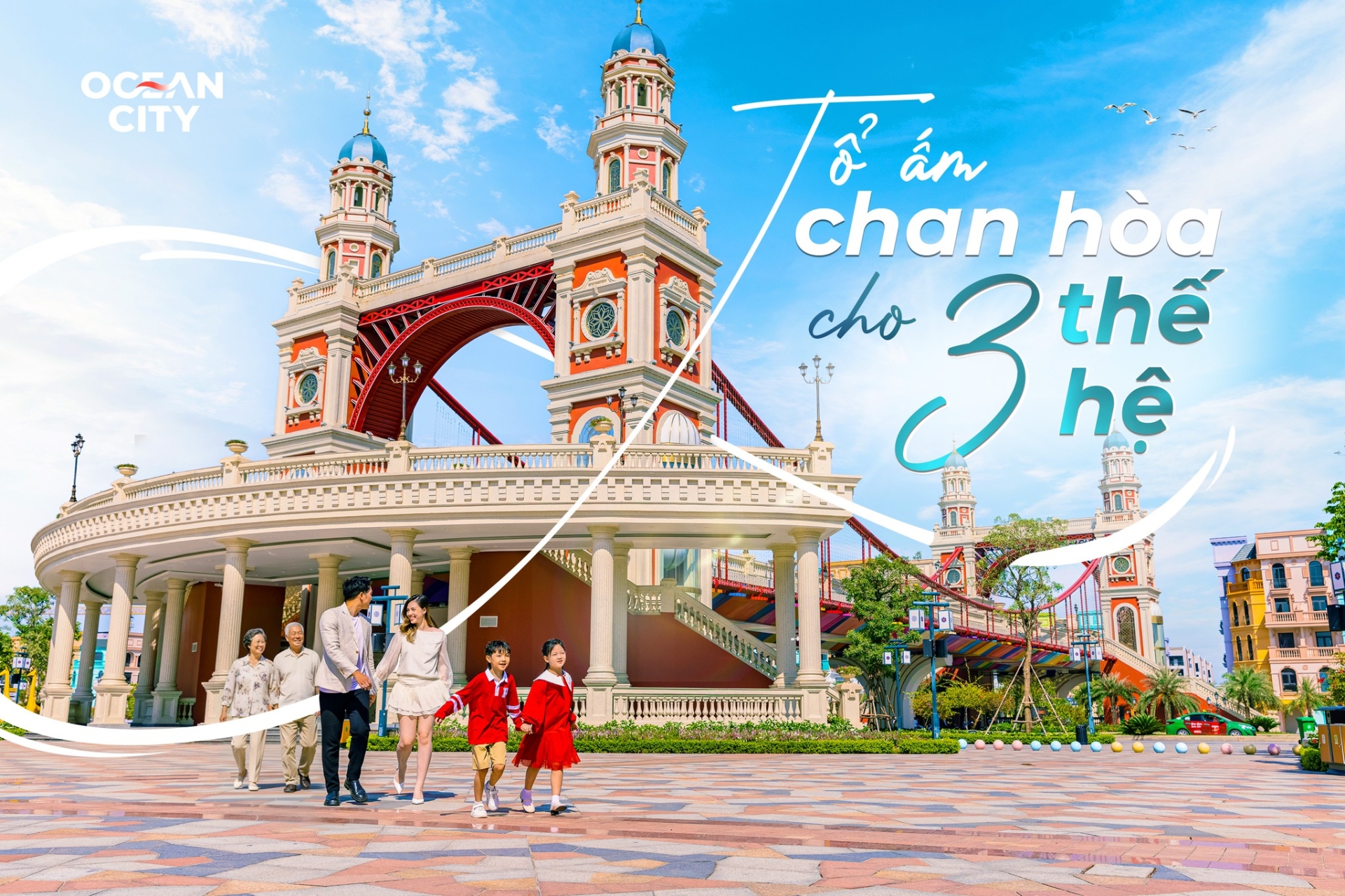 Nhà phố Ocean City - Tổ ấm chan hòa cho 3 thế hệ