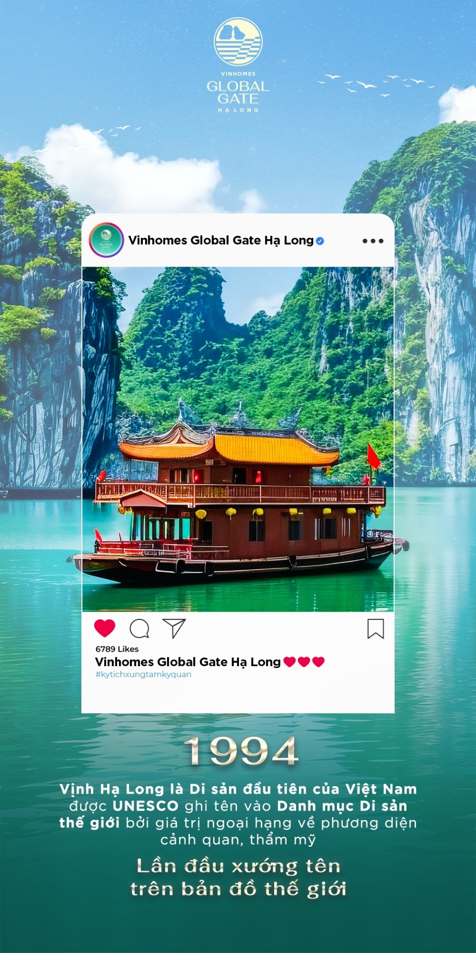 Vịnh Hạ Long: Ba cột mốc thế giới, một di sản trường tồn cùng thời gian