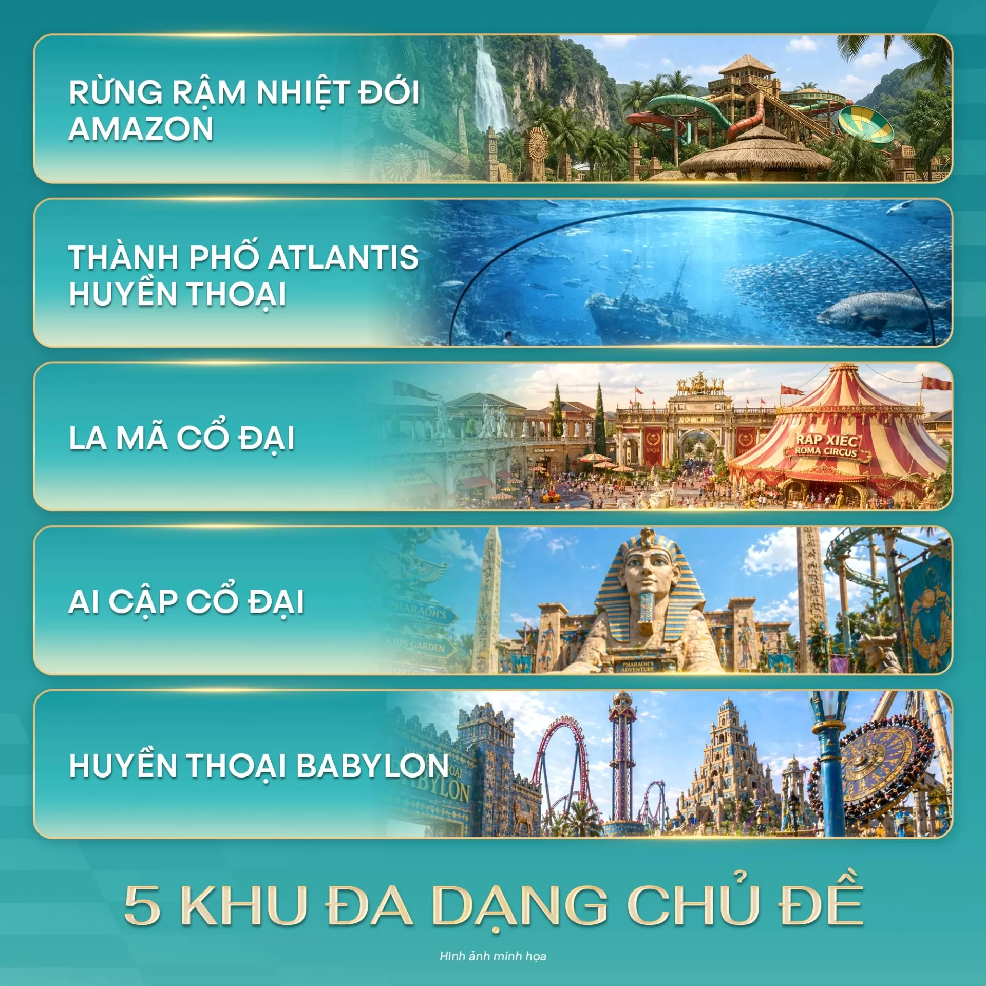 VinWonders 81ha - Bốn thế giới kỳ quan bên Vịnh Di Sản