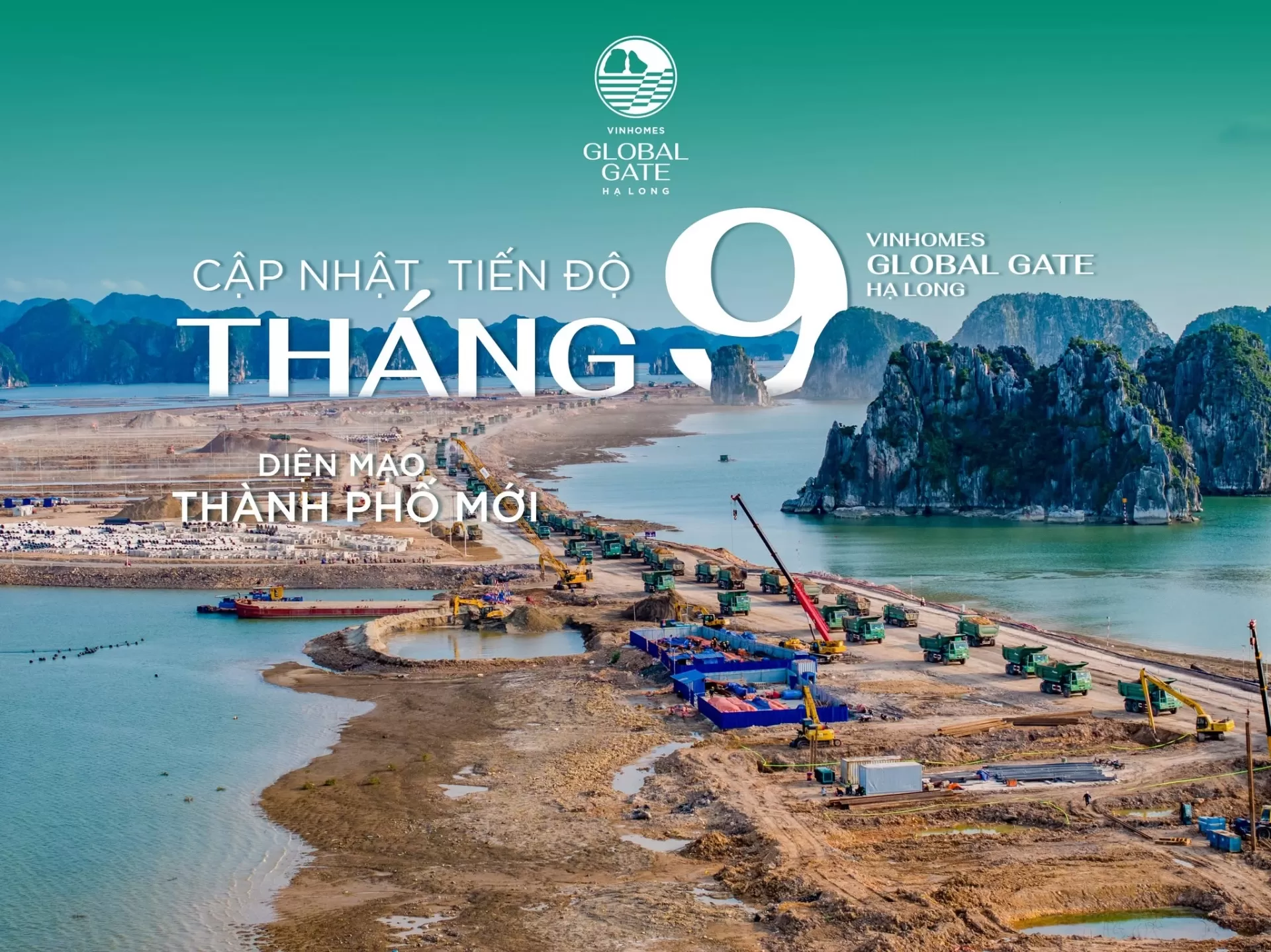 Vinhomes Global Gate Hạ Long: Sức nóng công trường - Diện mạo Thành phố mới