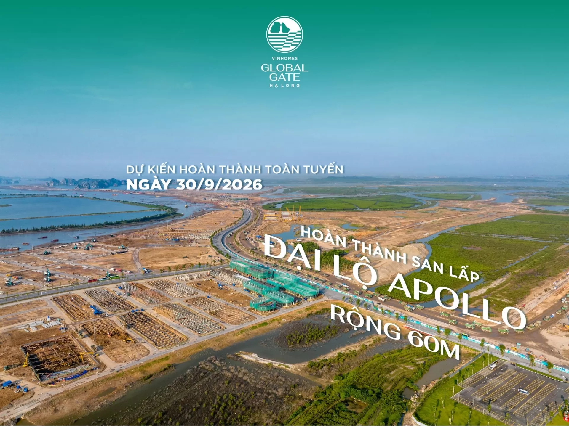 Vinhomes Global Gate Hạ Long: Sức nóng công trường - Diện mạo Thành phố mới