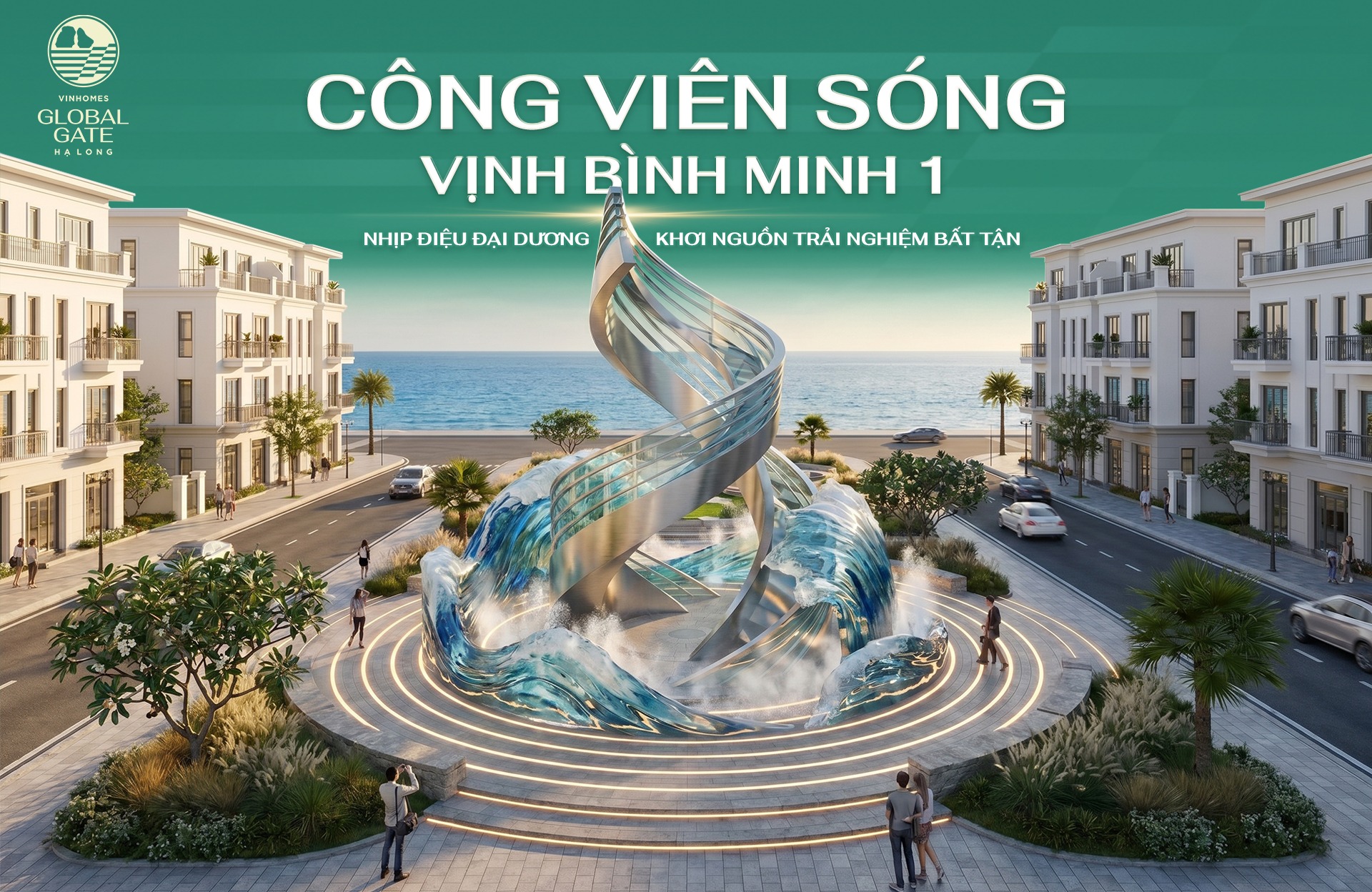 Công viên Sóng Vịnh Bình Minh 1 - Nhịp điệu Đại Dương khơi nguồn trải nghiệm bất tận