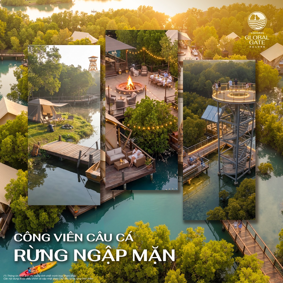 Công viên câu cá Rừng Ngập Mặn lớn nhất Thế Giới - Đòn bẩy vàng cho Vinhomes Global Gate Hạ Long