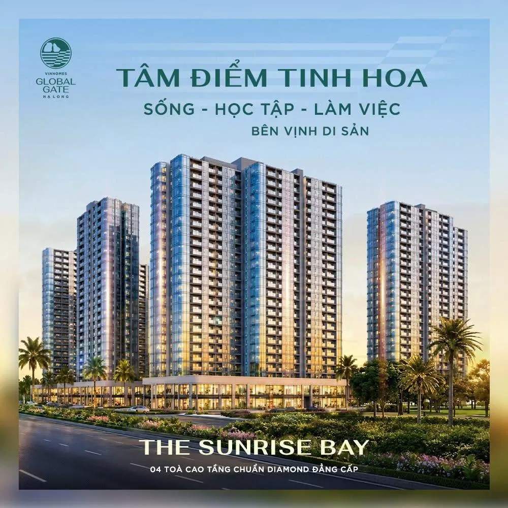 Tâm điểm sống - Học tập - Làm việc thời thượng bên Vịnh Di Sản