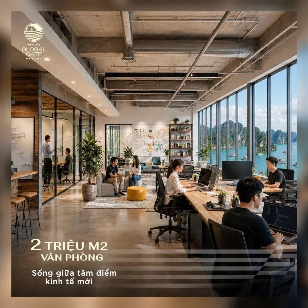 Tâm điểm sống - Học tập - Làm việc thời thượng bên Vịnh Di Sản