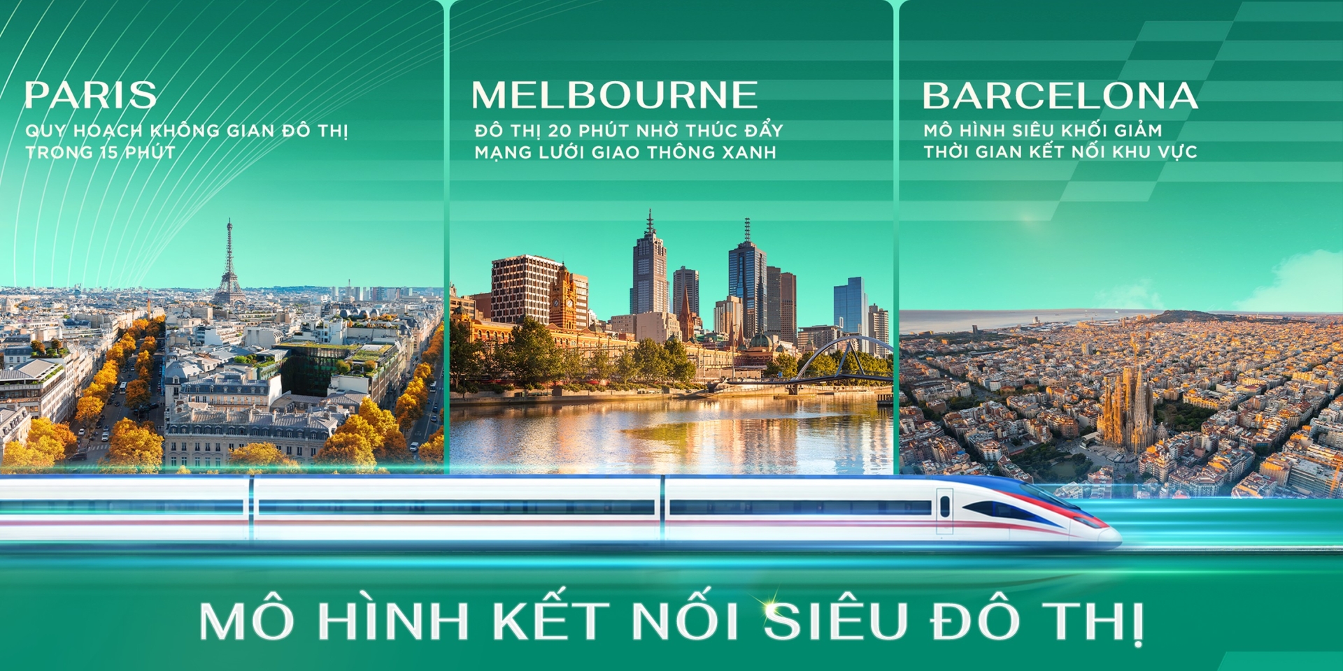 Mô hình kết nối siêu đô thị kết nối - Từ thế giới tới thành phố kỳ quan