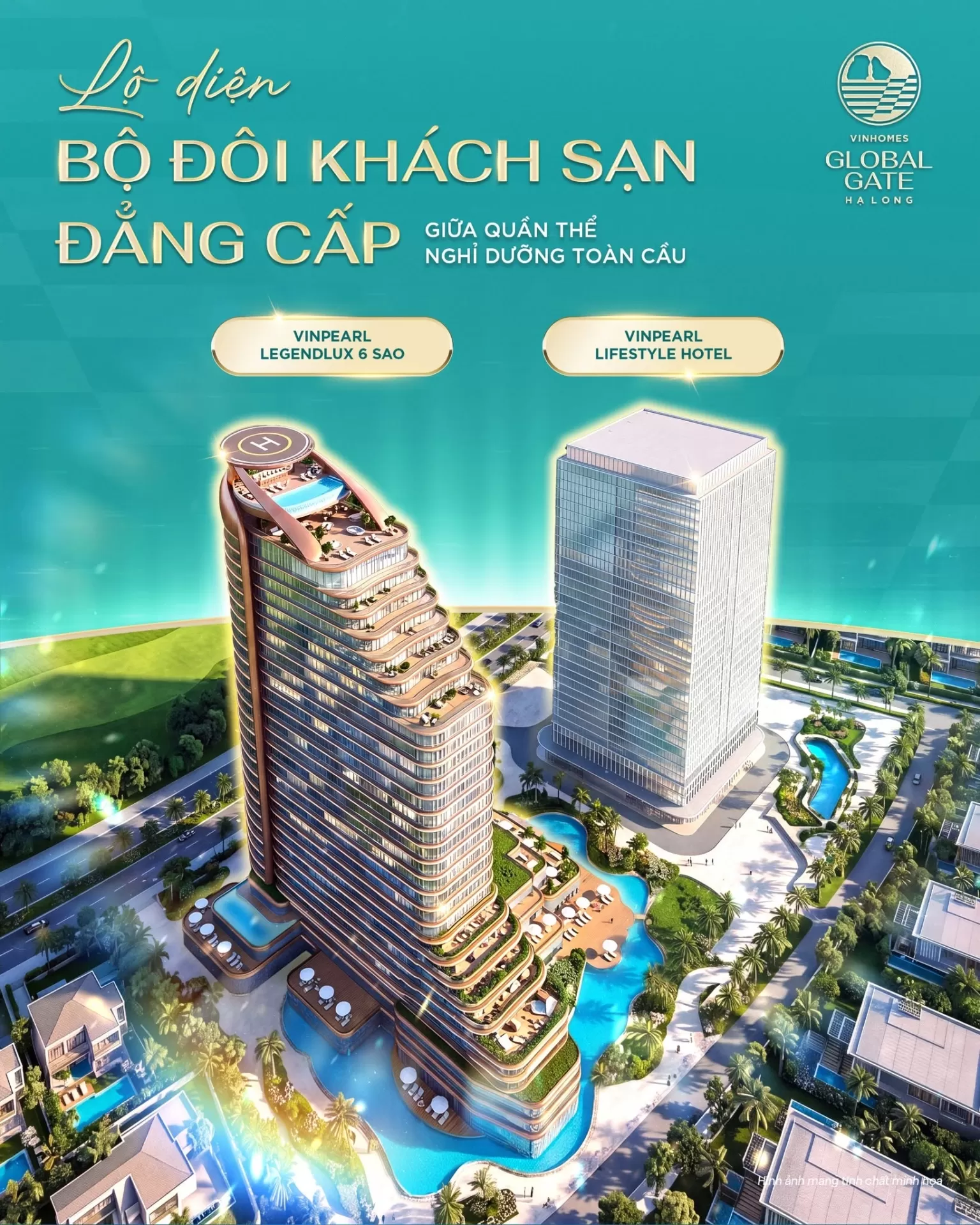 Lộ diện bộ đôi khách sạn đẳng cấp giữa quần thể nghỉ dưỡng toàn cầu