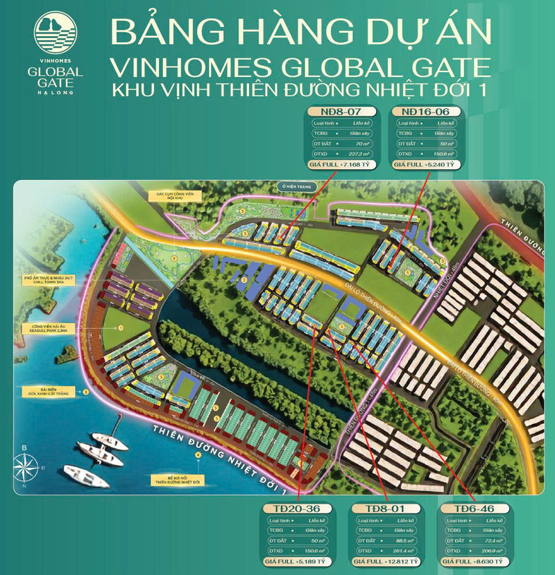   Căn hộ 2 dự &aacute;n Vinhomes Global Gate Hạ Long 
