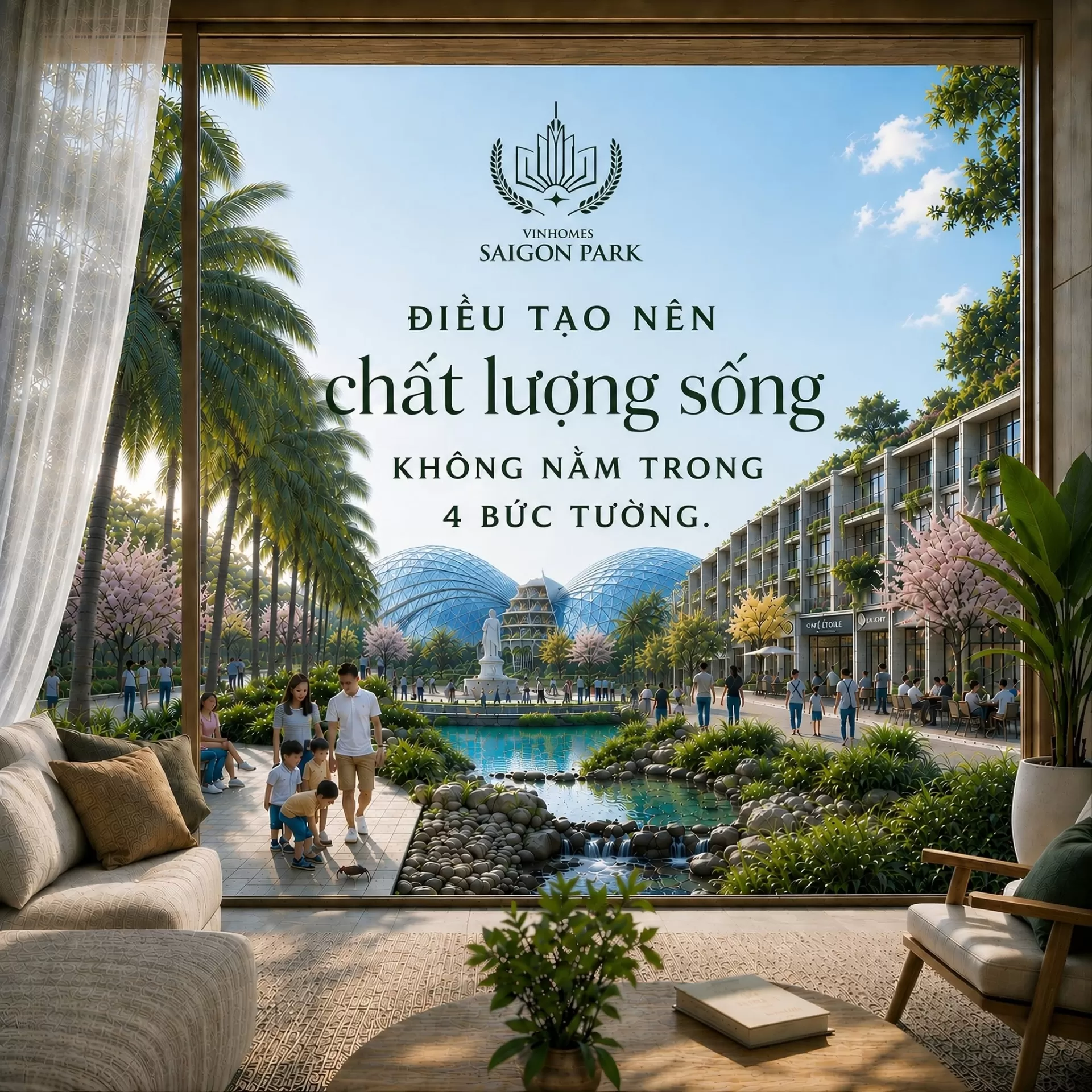 Điều tạo nên chất lượng cuộc sống không nằm trong 4 bức tường