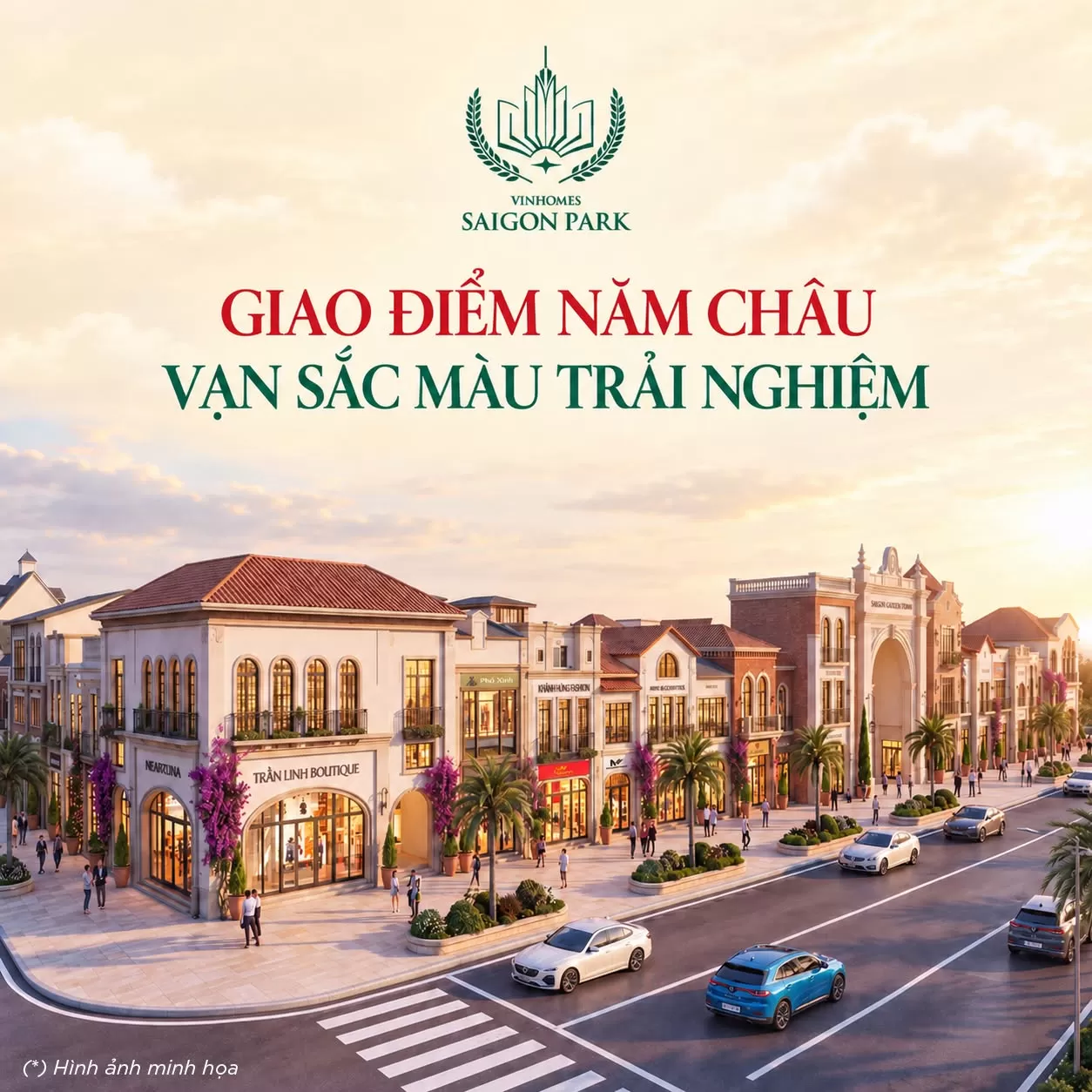 Giao điểm năm châu - Vạn sắc màu trải nghiệm