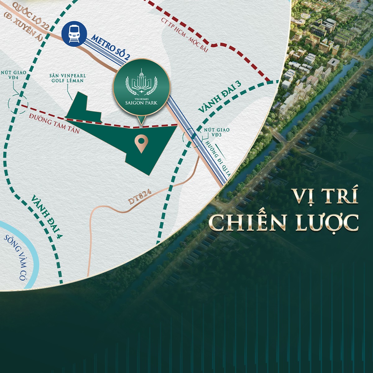 Vinhomes Saigon Park: Kích hoạt trục tăng trưởng Tây Bắc TP.HCM