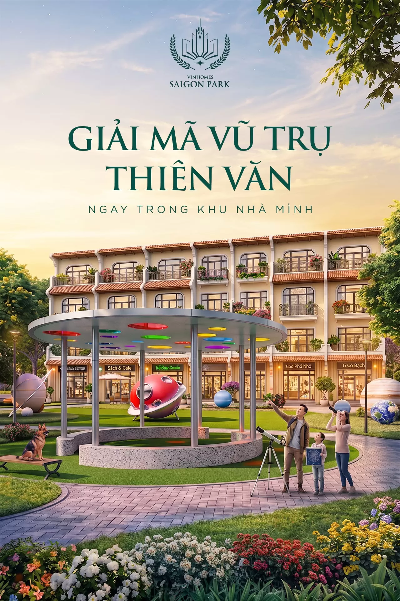 Galaxy Park - Cả vũ trụ Thiên Văn, ngay trong khu nhà mình