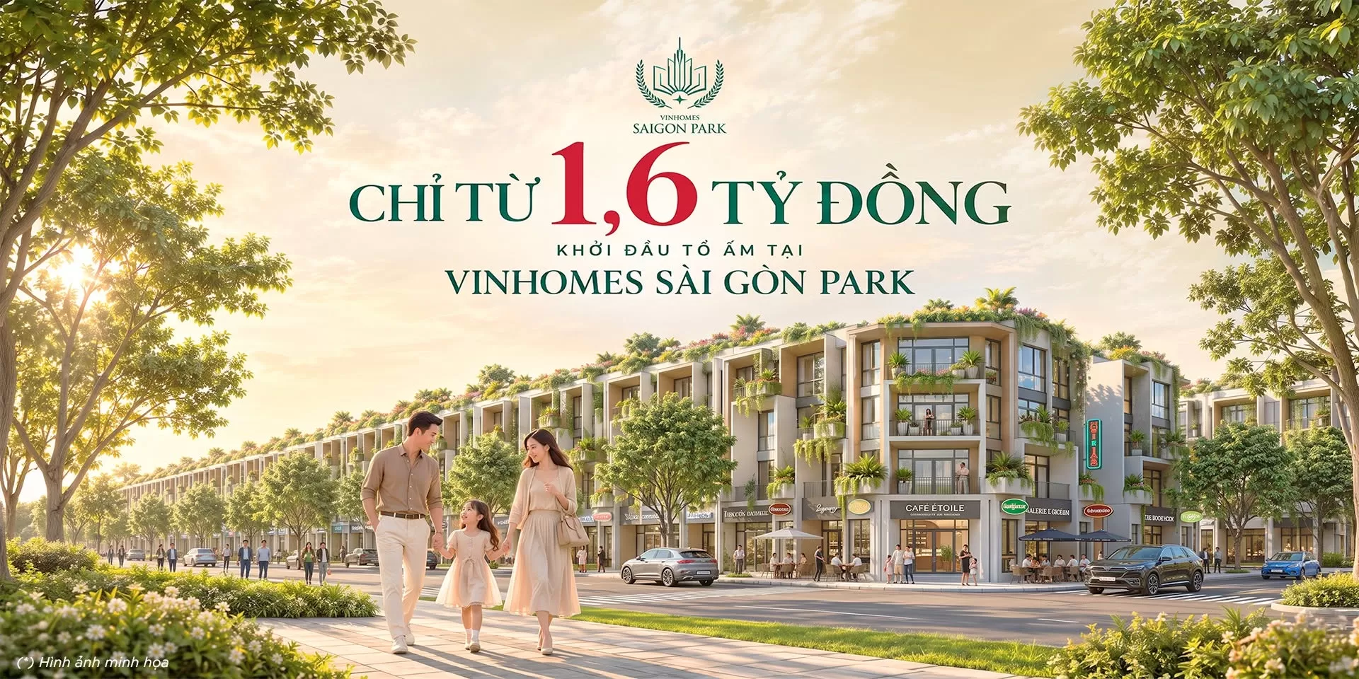 Chỉ từ 1,6 tỷ đồng - Khởi đầu tổ ấm, vun đắp tương lai
