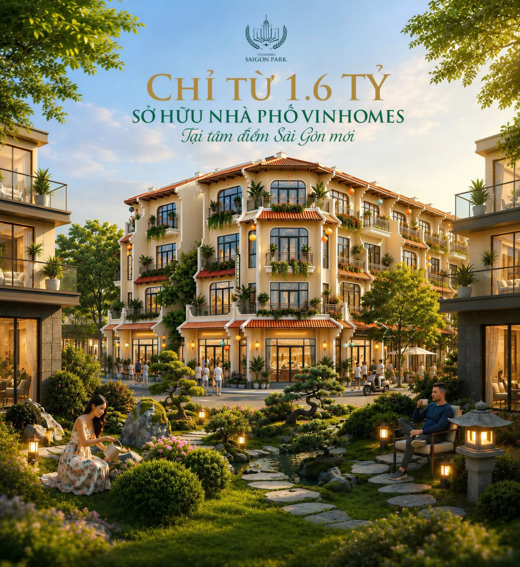 Chỉ từ 1,6 tỷ - Sở hữu nhà phố Vinhomes tại tâm điểm Sài Gòn mới
