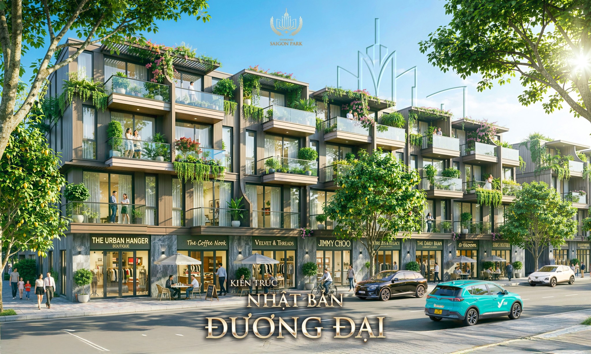 Bộ sưu tập kiến trúc nhà phố hiện đại tại Vinhomes Saigon Park - Khi kiến trúc hiện đại gặp gỡ thiên nhiên