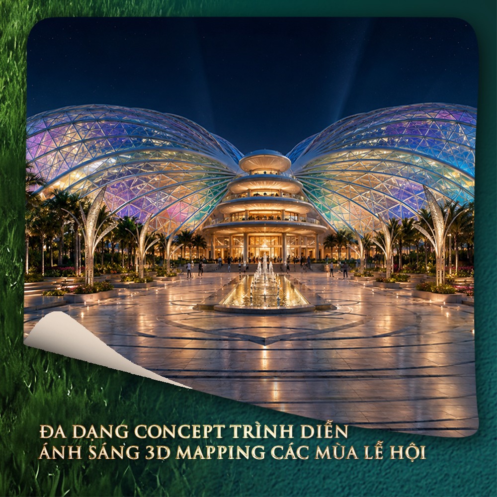 Vườn hoa mái kính 1.5ha quy mô lớn nhất Thế giới - 