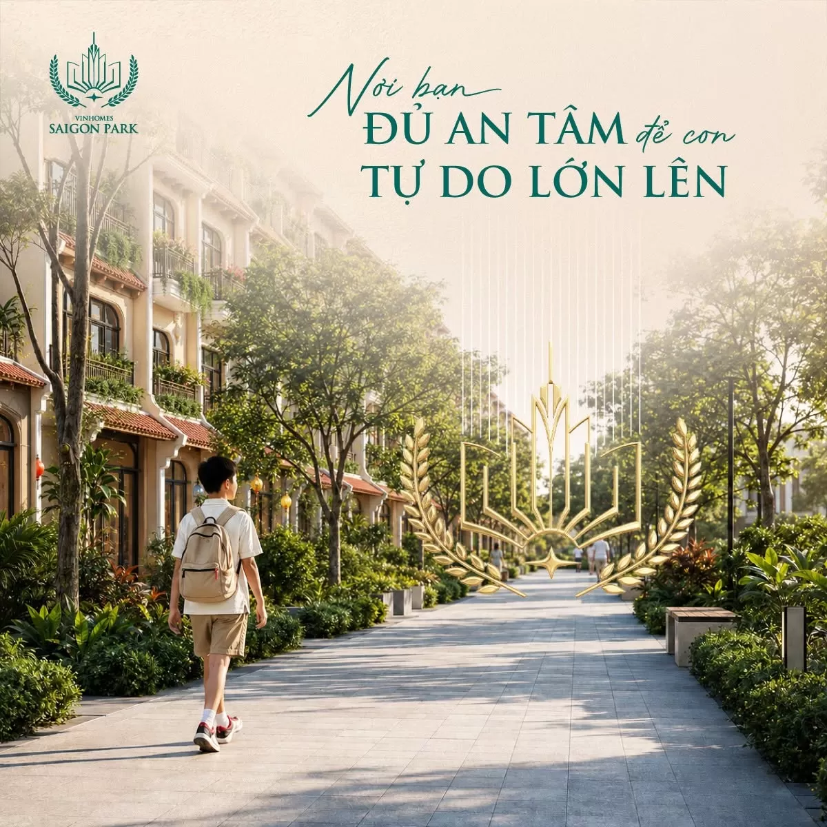 Khám phá Vinhomes Saigon Park, nơi kiến tạo môi trường sống cho con phát triển toàn diện, giúp cha mẹ luôn cảm thấy an tâm nhờ quy hoạch thông minh và tiện ích đẳng cấp.
