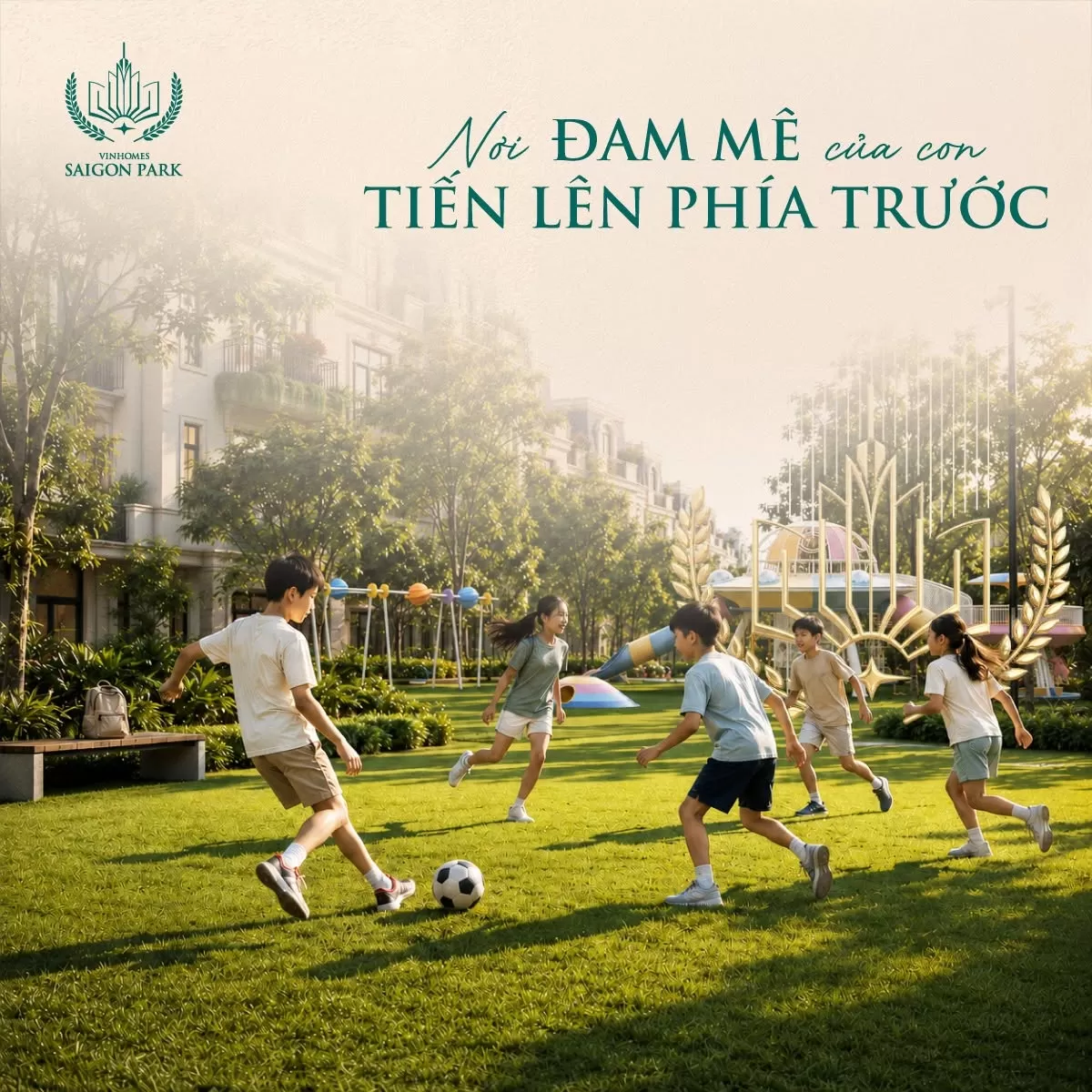 Vinhomes Saigon Park - Nơi bạn đủ an tâm để con tự do lớn lên