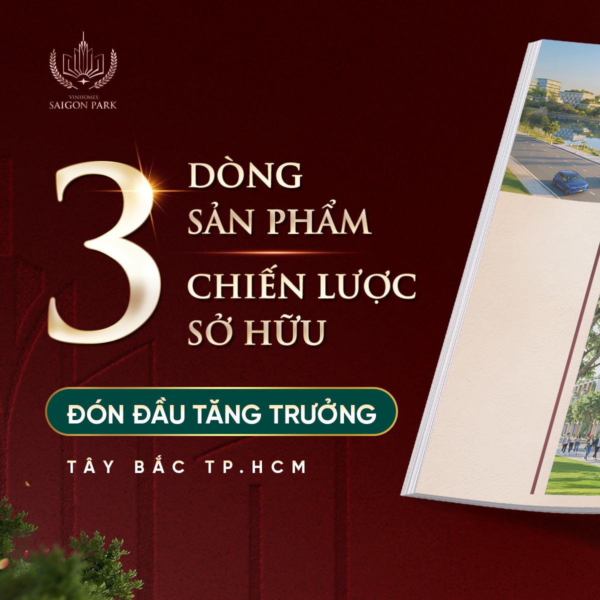 Vinhomes Sài Gòn Park: 3 dòng sản phẩm - 3 chiến lược sở hữu đón đầu làn sóng tăng trưởng mới tại Tây Bắc TP.HCM chính thức hé lộ vào 31/05