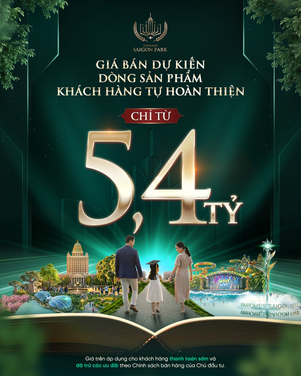 HOT: Chính thức công bố giá bán dự kiến Vinhomes Saigon Park