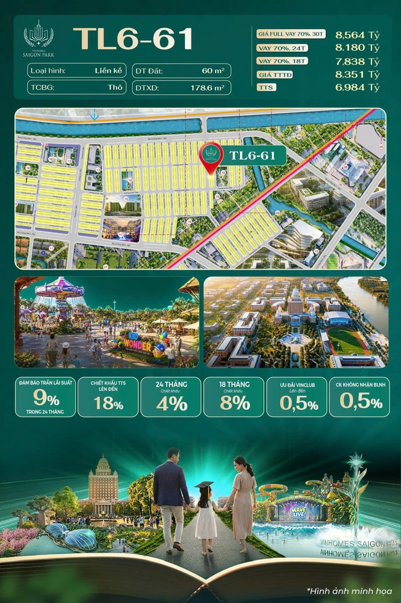 Liền kề Vinhomes S&agrave;i G&ograve;n Park căn 4