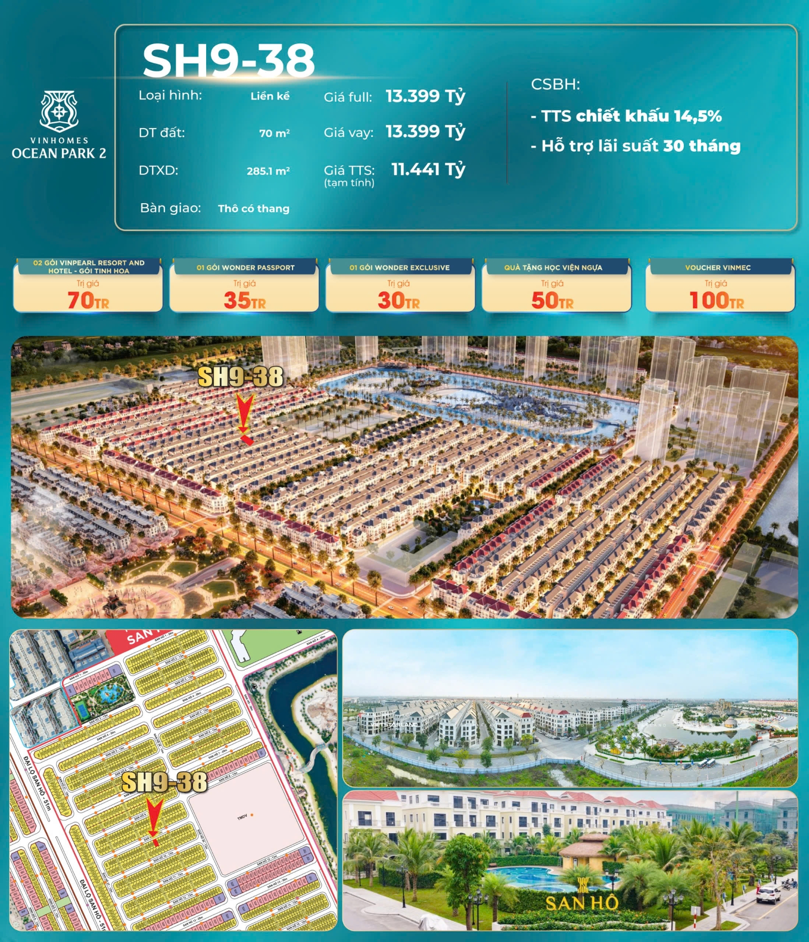 Tổng hợp quỹ căn độc quyền dự án Vinhomes Ocean Park 2