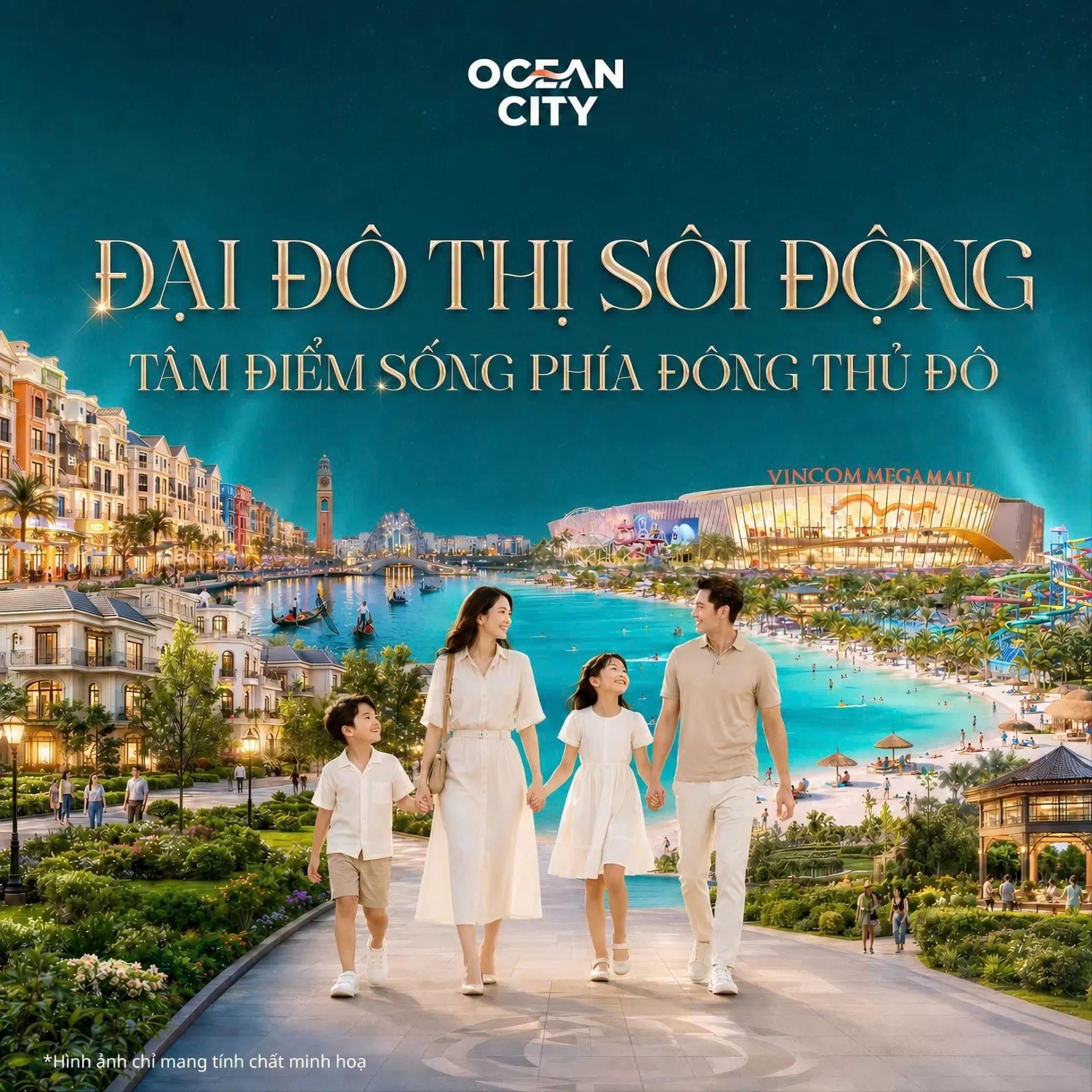 Đại đô thị sống động - Tâm điểm sống phía Đông Thủ Đô