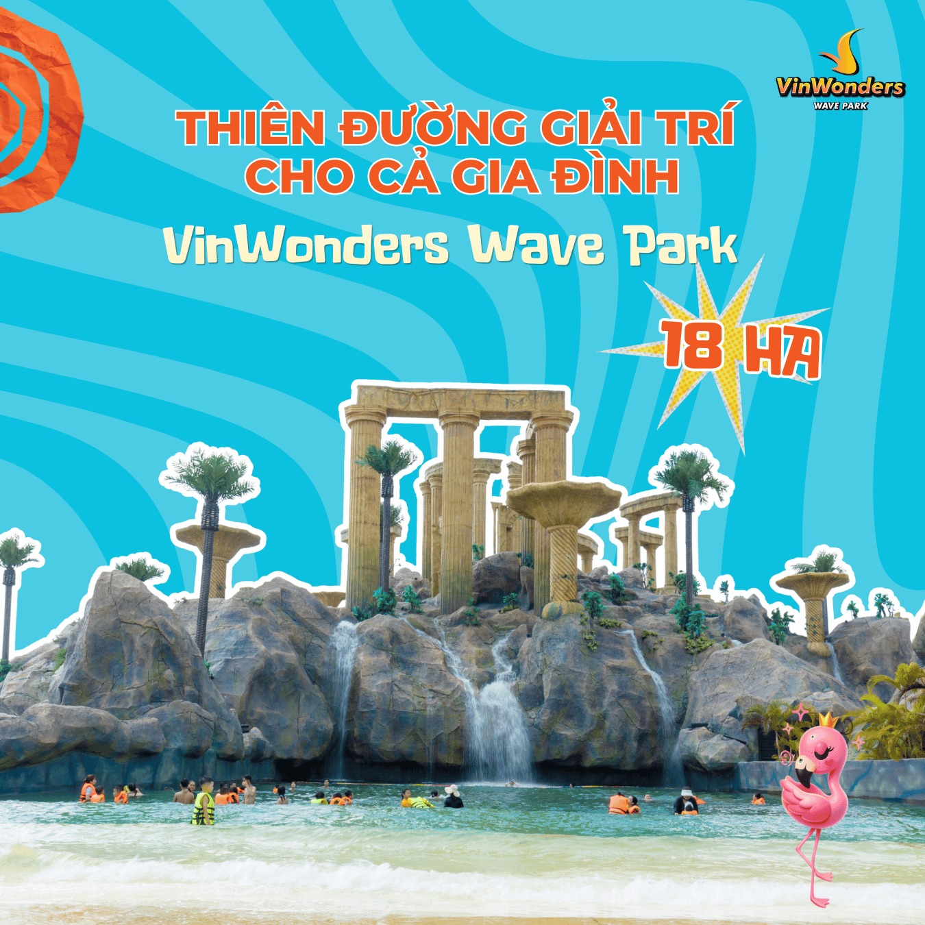 Đi biển không cần nghỉ phép, chỉ cần đi VinWonders Wave Park