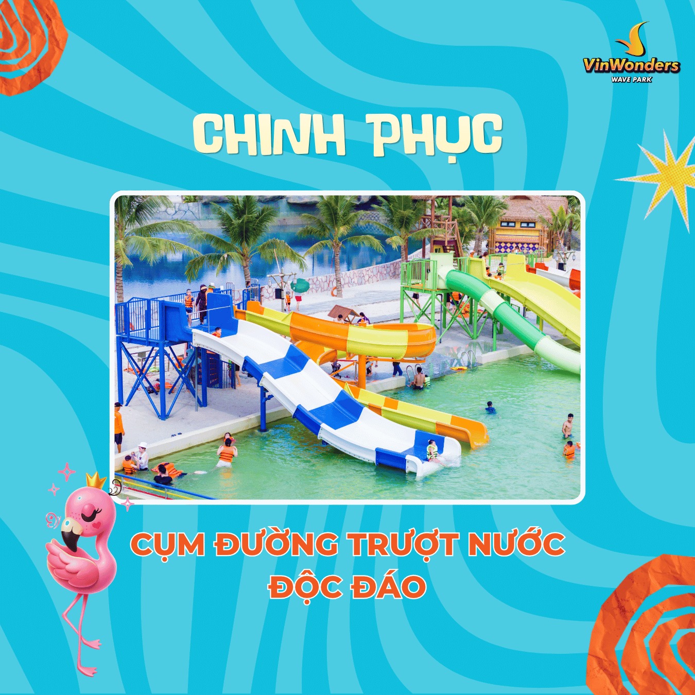 Đi biển không cần nghỉ phép, chỉ cần đi VinWonders Wave Park