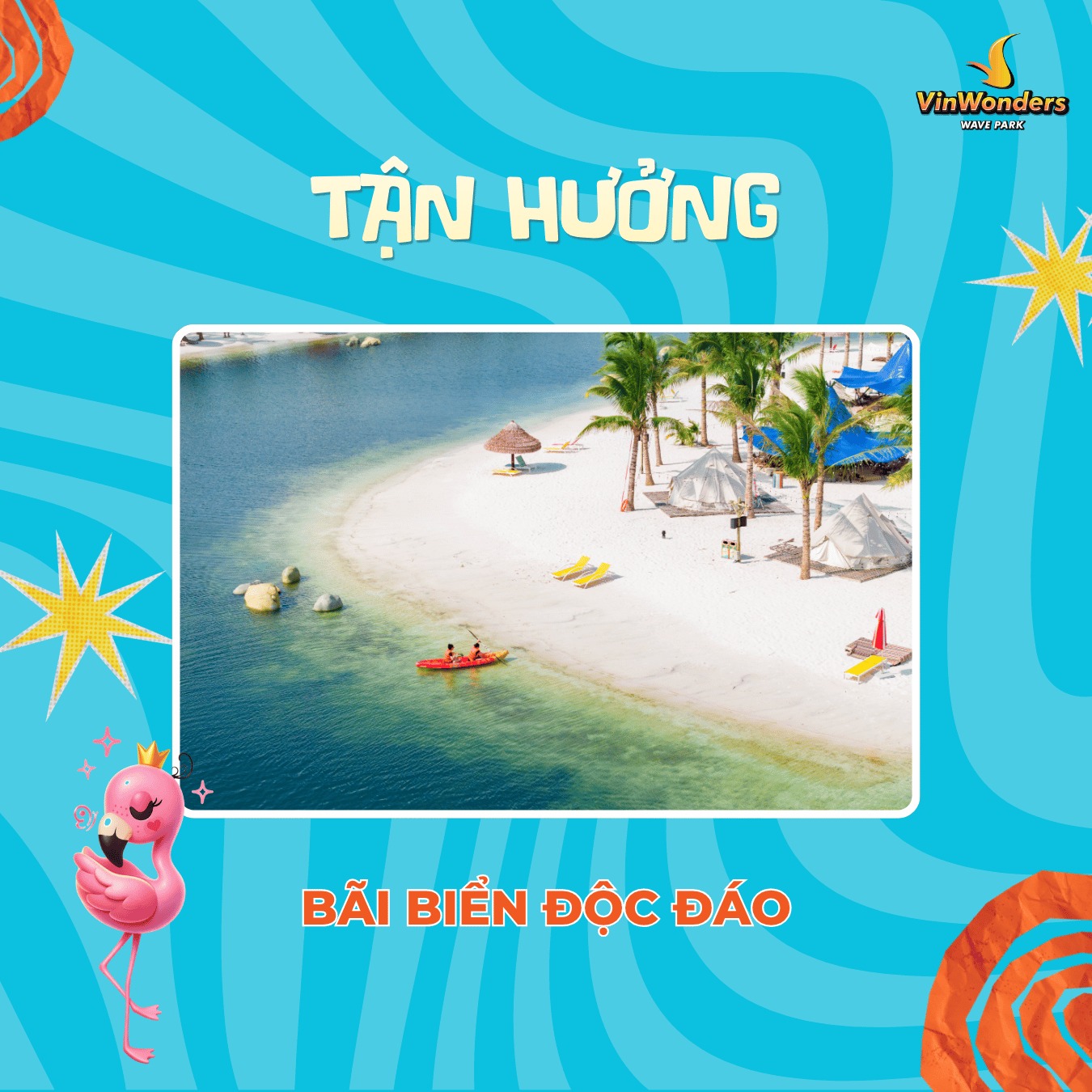 Đi biển không cần nghỉ phép, chỉ cần đi VinWonders Wave Park