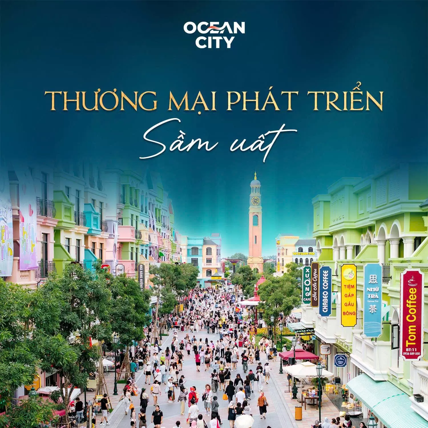 Ocean City - Nơi tài sản được đặt giữa hệ sinh thái nhu cầu đa tầng