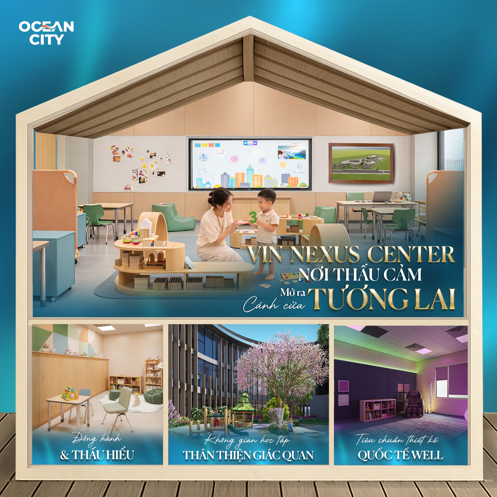Vin Nexus Center: Nơi thấu cảm mở ra cánh cửa tương lai
