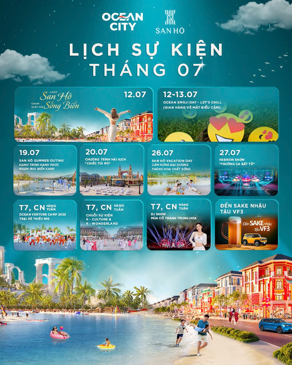 Tháng 7 tràn năng lượng với muôn vàn hoạt động hấp dẫn tại Ocean City