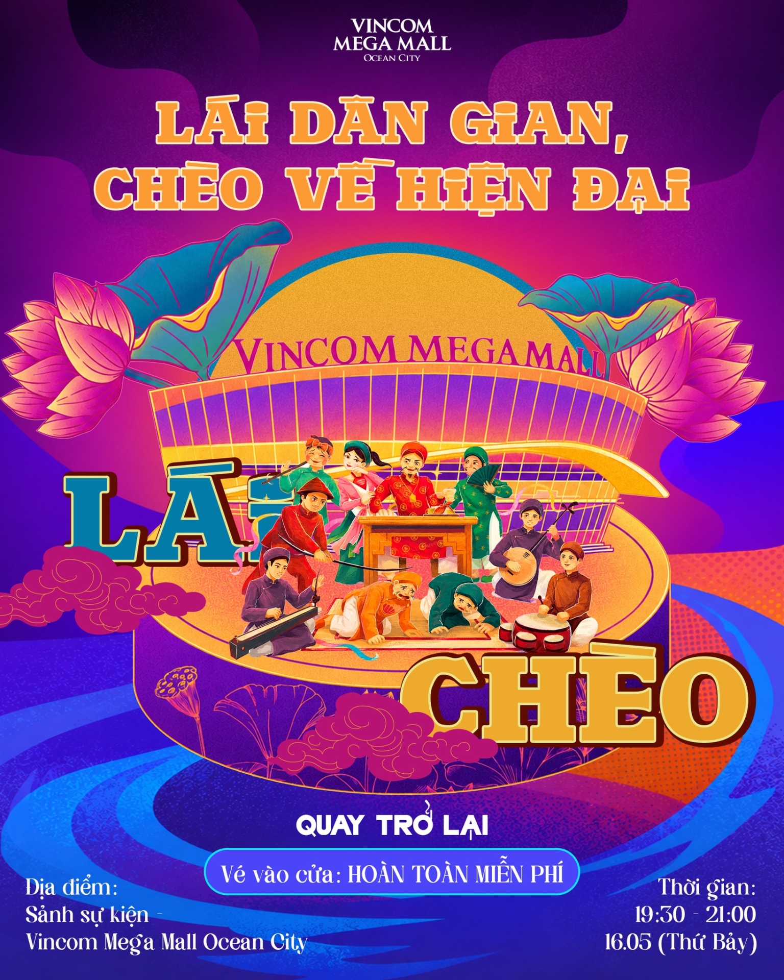 Đêm diễn nghệ thuật hát chèo: 