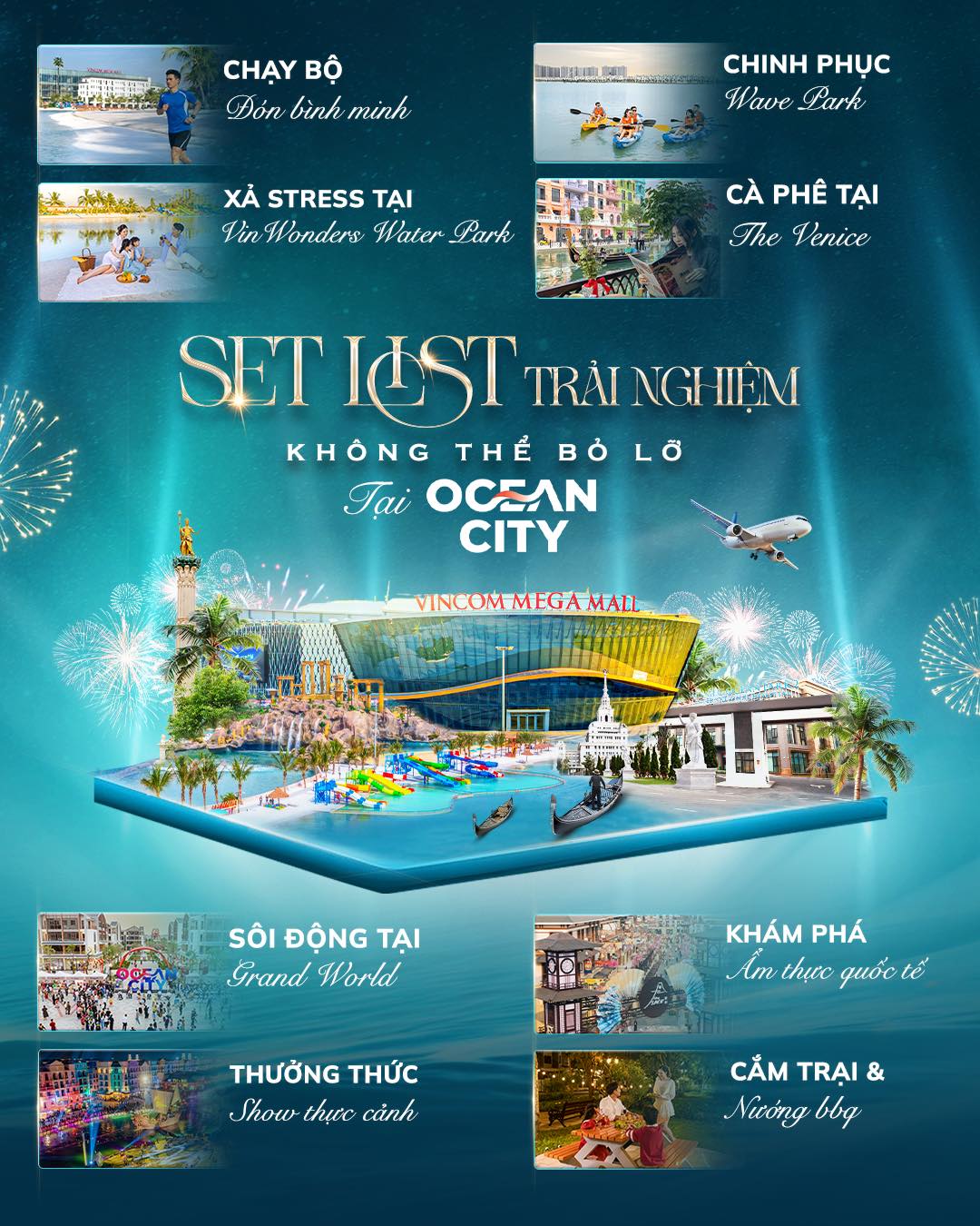 Setlist trải nghiệm không thể bỏ lỡ tại Ocean City