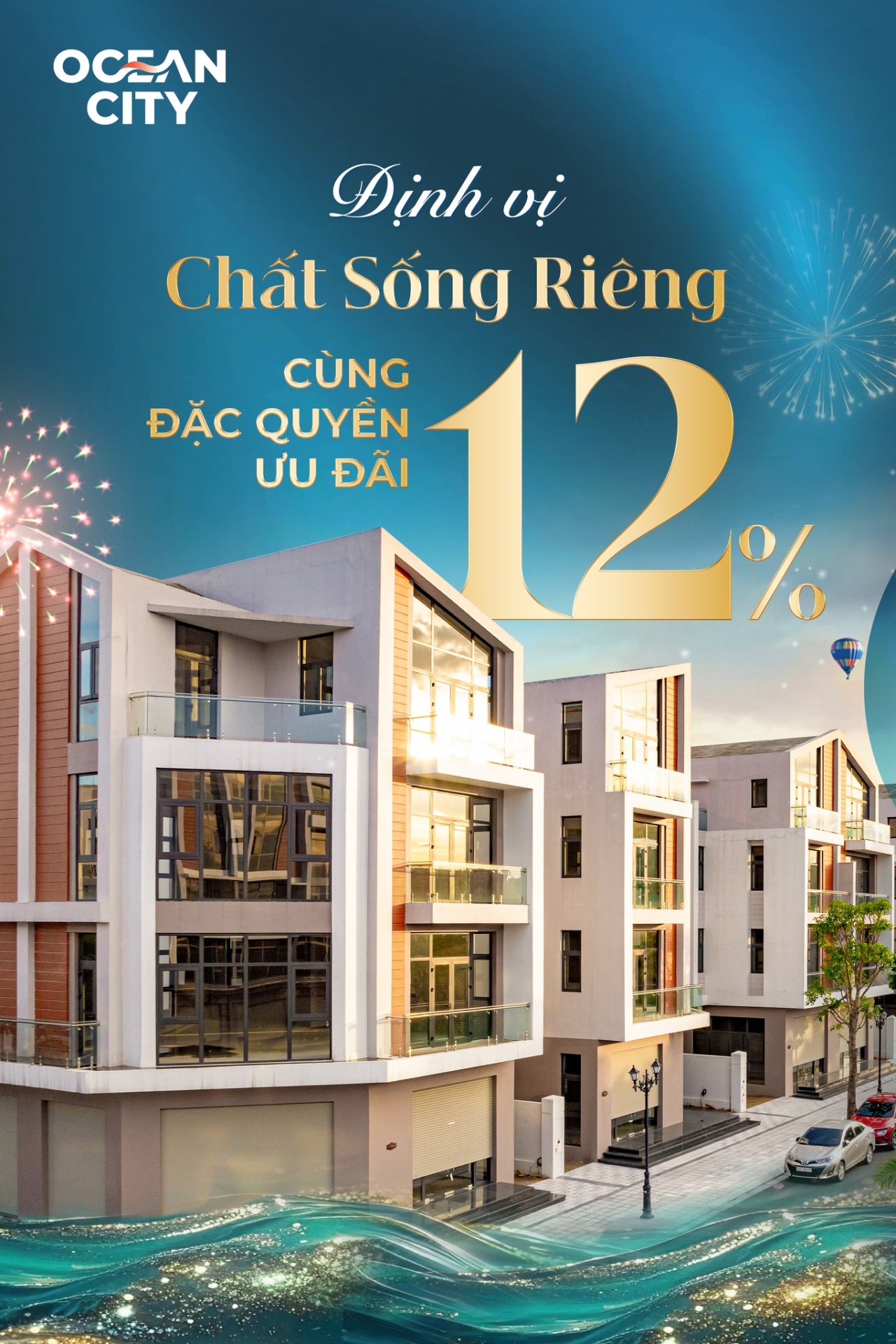 Định vị chất sống riêng cùng đặc quyền ưu đãi 12%