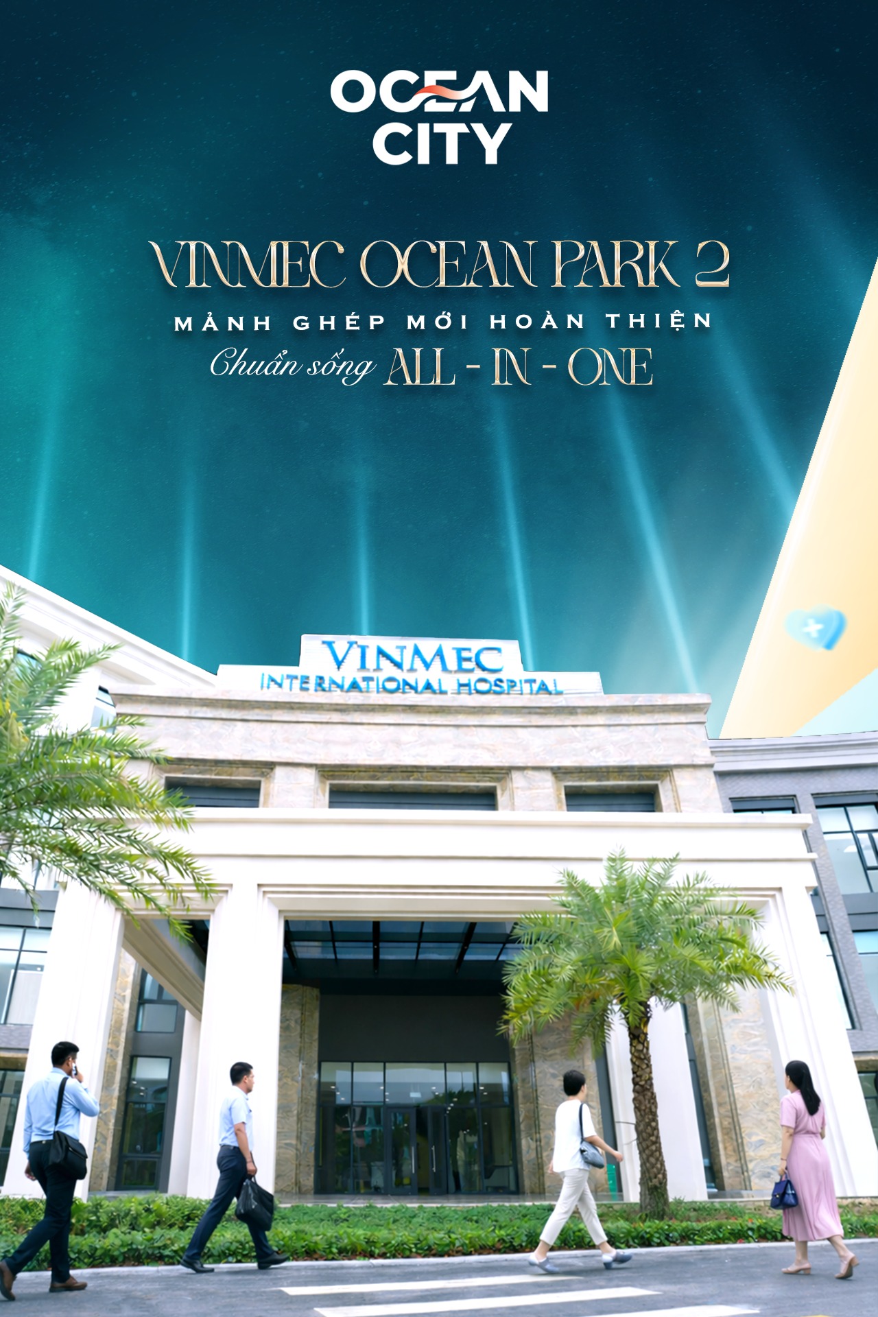 VINMEC OCEAN PARK 2: Mảnh ghép mới hoàn thiện chuẩn sống All-in-one tại Ocean City