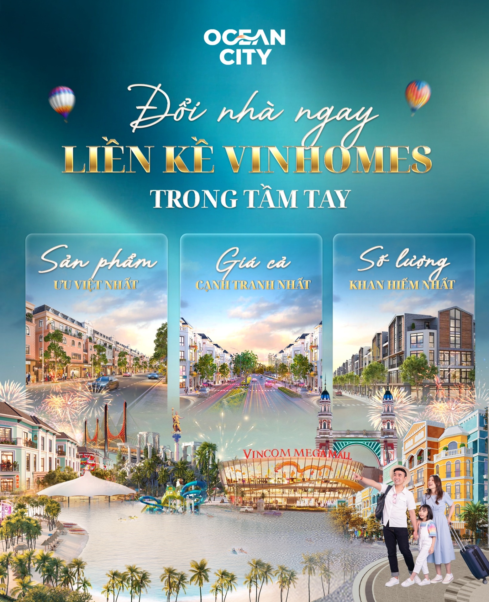Đổi nhà ngay, Liền kề Vinhomes trong tầm tay