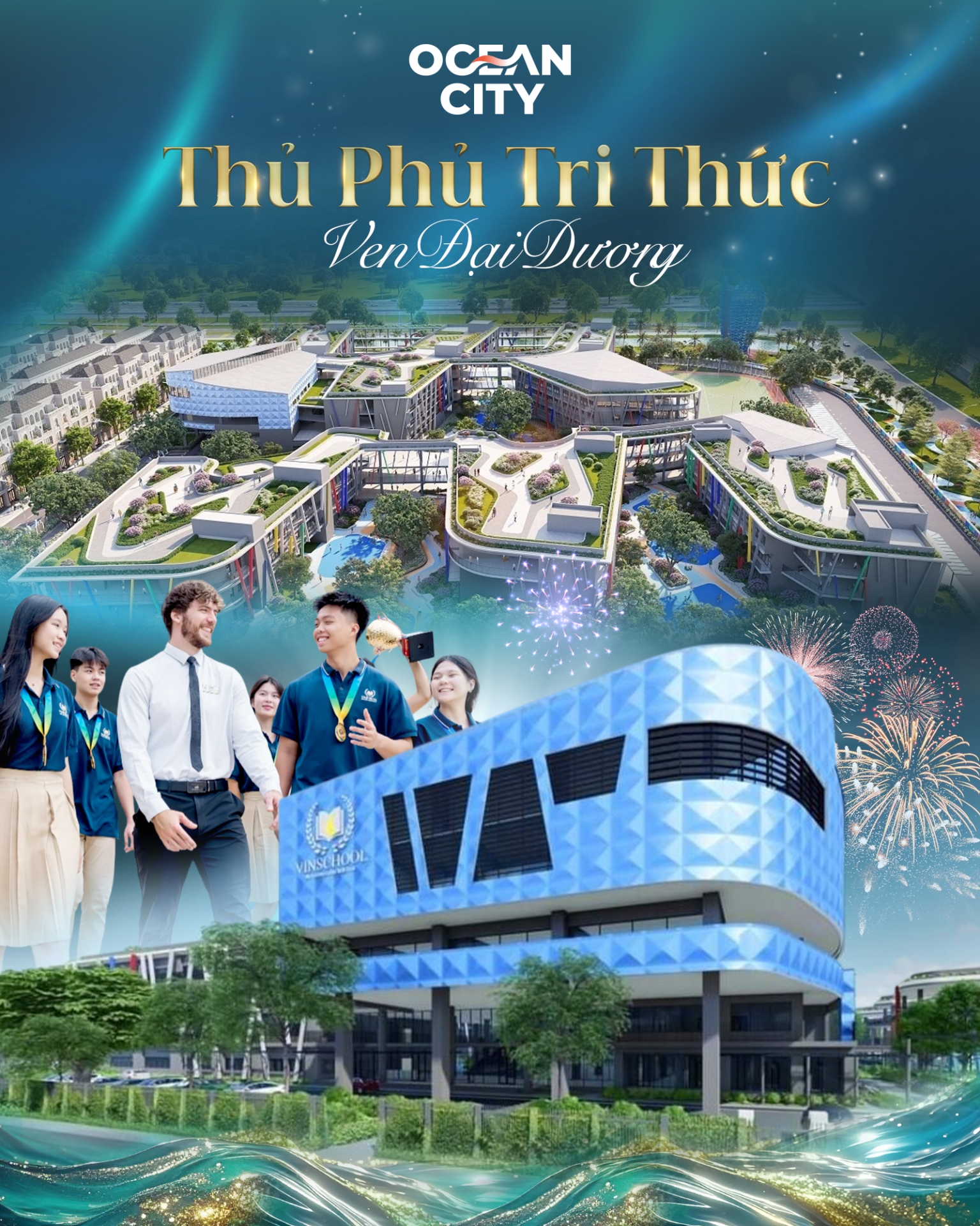 Thủ phủ tri thức ven Đại Dương - Sóng tri thức hội tụ