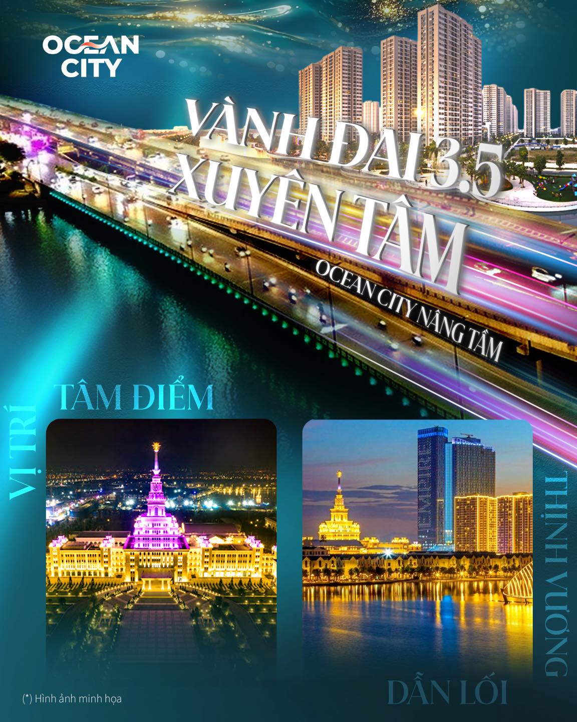 Vành đai 3.5 xuyên tâm - Nâng tầm giá trị Ocean City